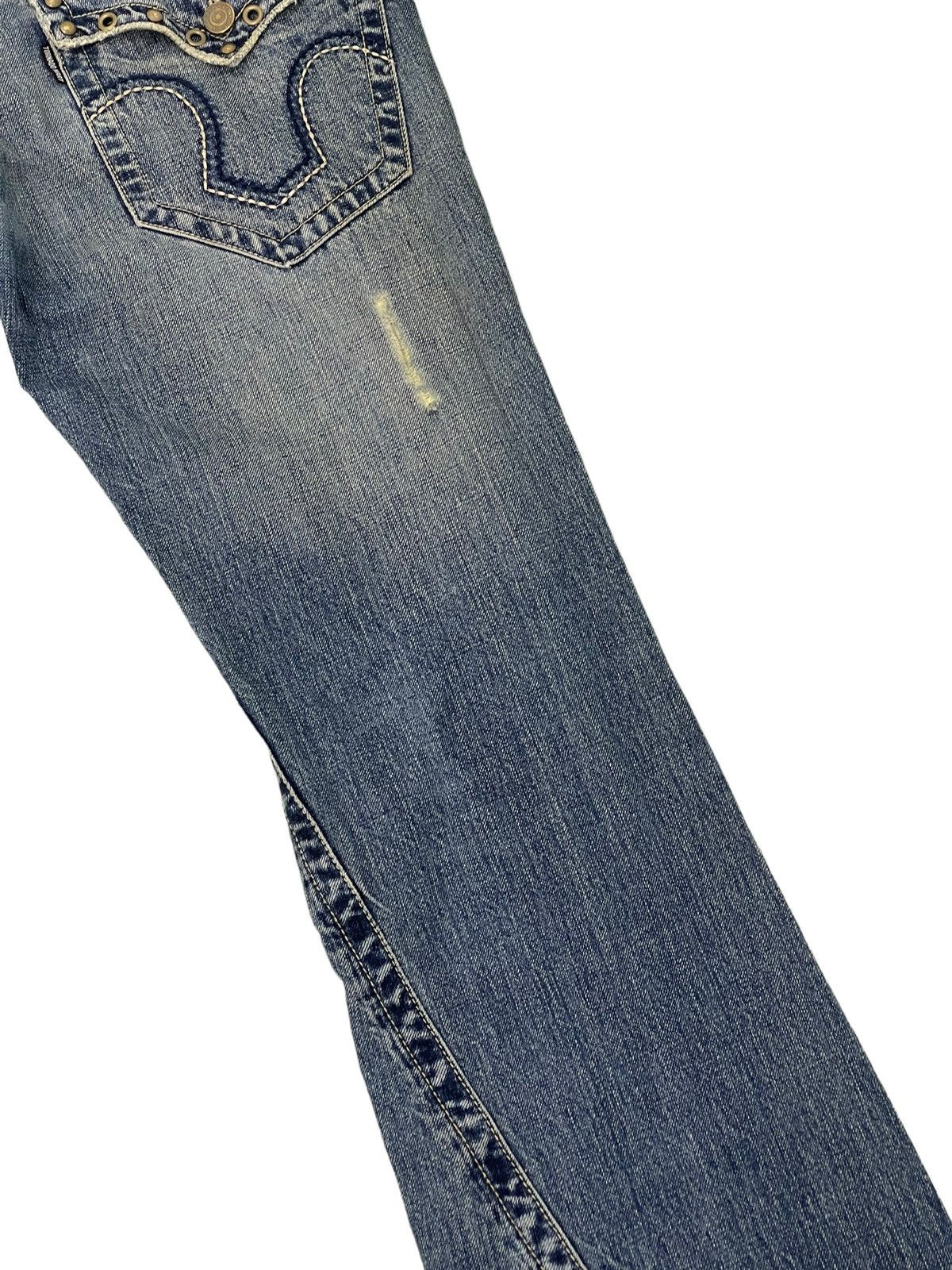 Tornado Mart Flare Jeans Tornado Mart Gothic Distress Boot Cut Denim 4🟦9 Size US 32 / EU 48 - 18 Thumbnail