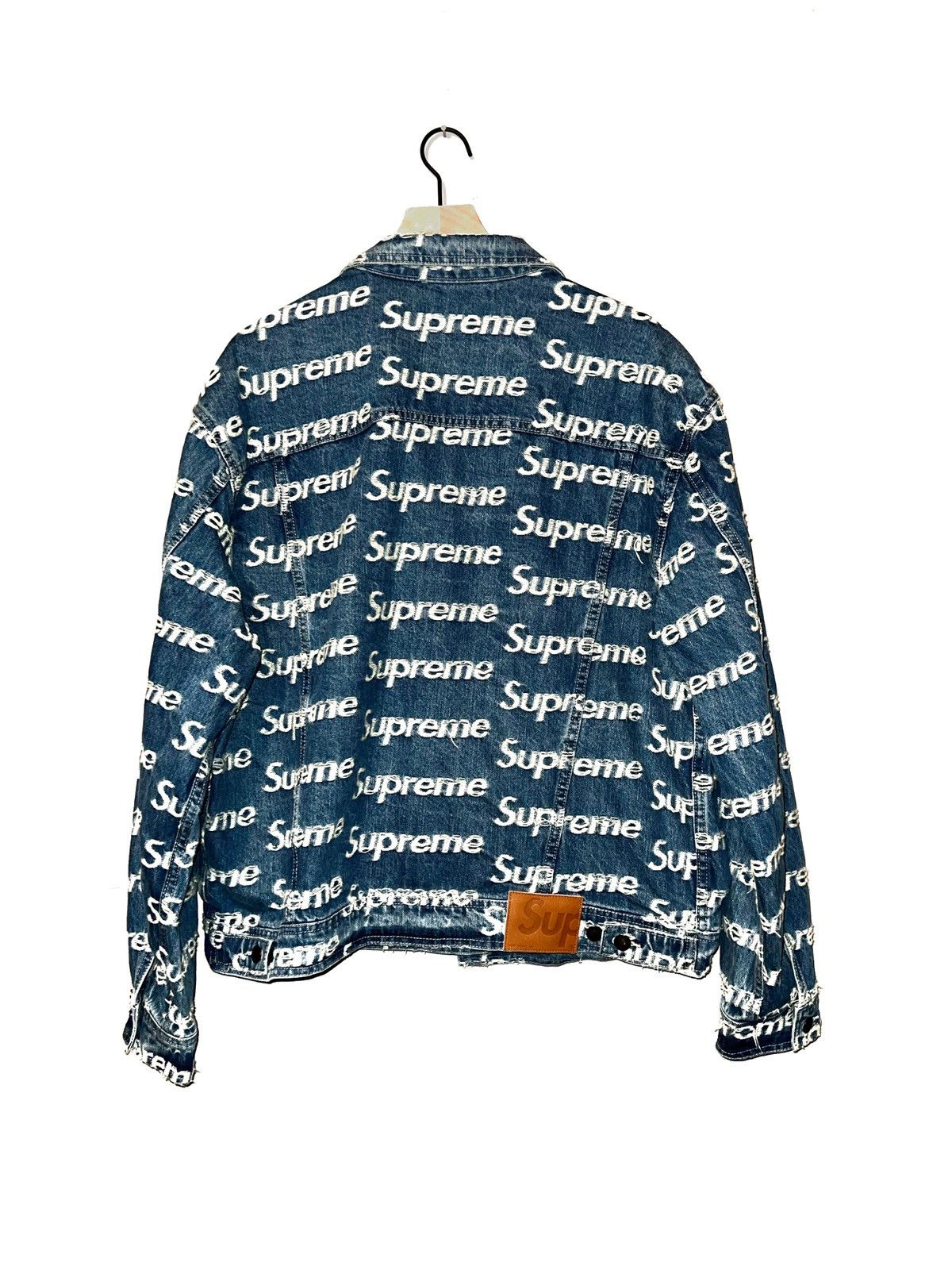 Supreme Rare Supreme® Denim Jacket Size US XL / EU 56 / 4 - 2 Thumbnail