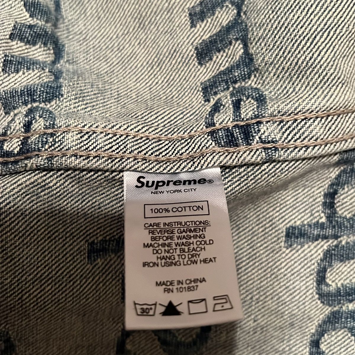 Supreme Rare Supreme® Denim Jacket Size US XL / EU 56 / 4 - 6 Thumbnail