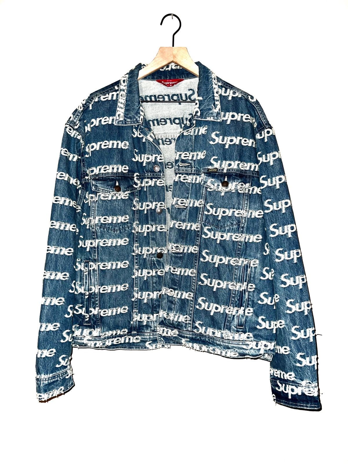 Supreme Rare Supreme® Denim Jacket Size US XL / EU 56 / 4 - 1 Thumbnail