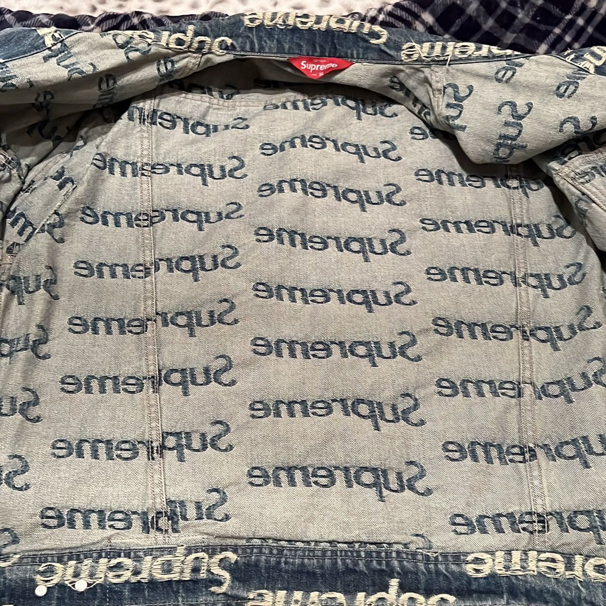 Supreme Rare Supreme® Denim Jacket Size US XL / EU 56 / 4 - 9 Thumbnail