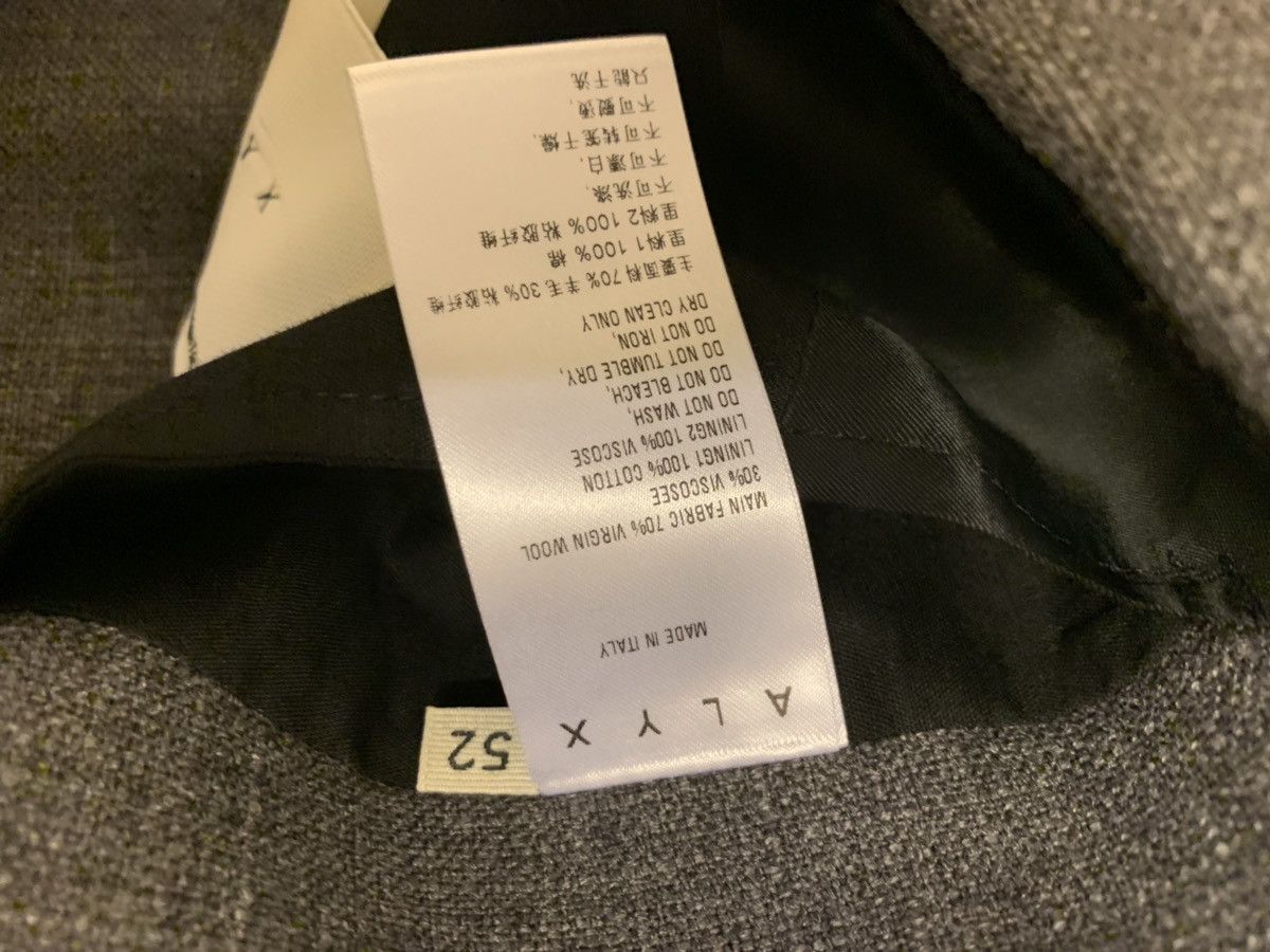 Alyx Long Classic Wool Blazer in Grey Size US L / EU 52-54 / 3 - 11 Thumbnail