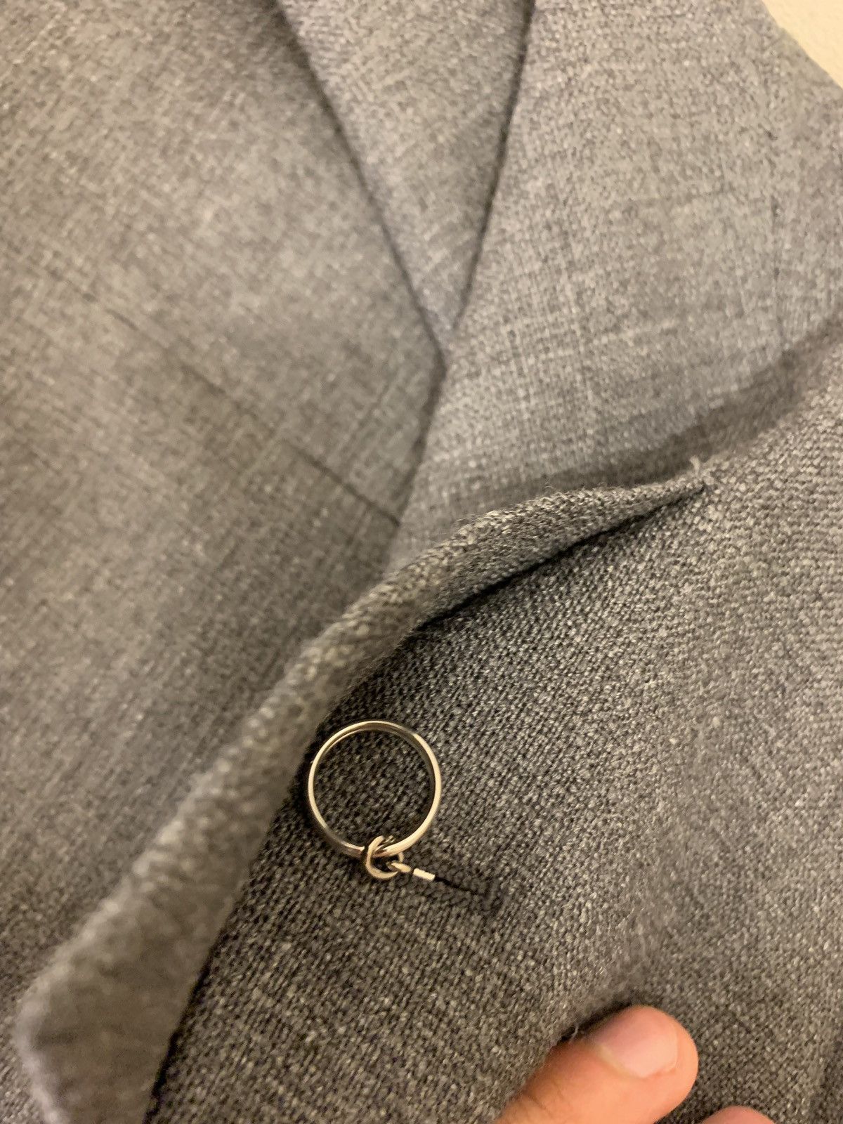 Alyx Long Classic Wool Blazer in Grey Size US L / EU 52-54 / 3 - 8 Thumbnail