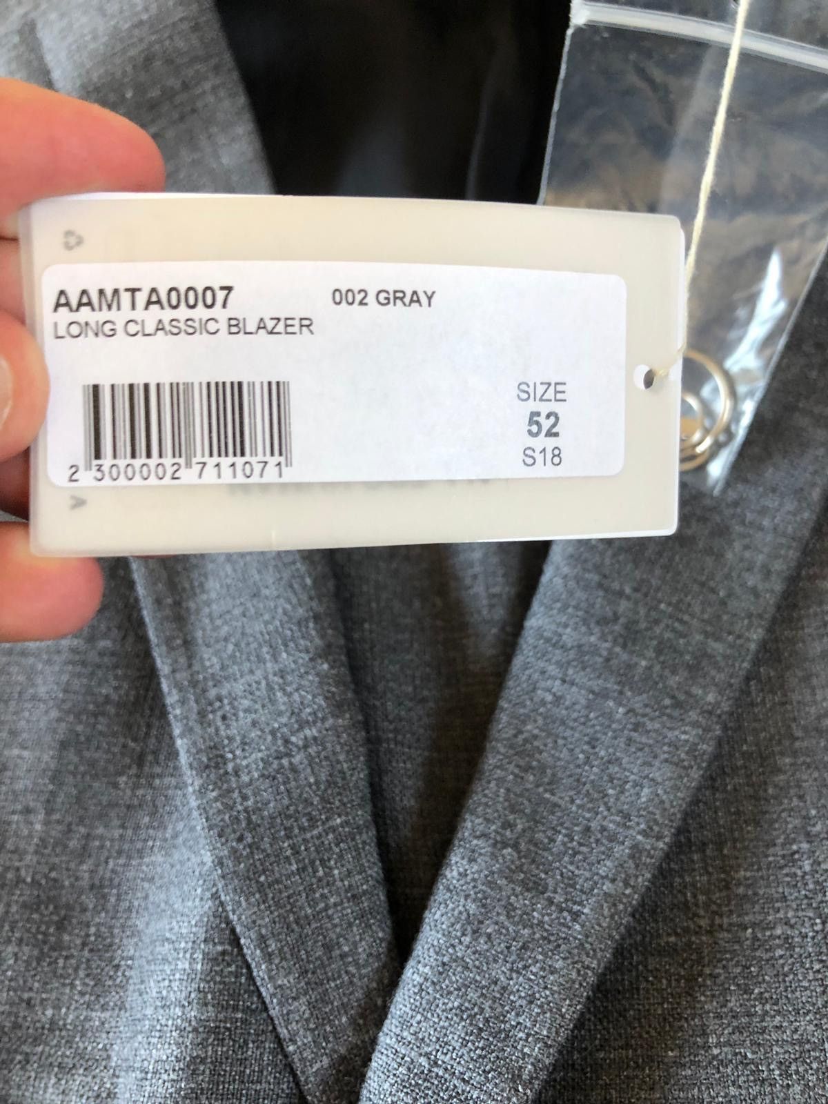 Alyx Long Grey Blazer Size US L / EU 52-54 / 3 - 8 Thumbnail