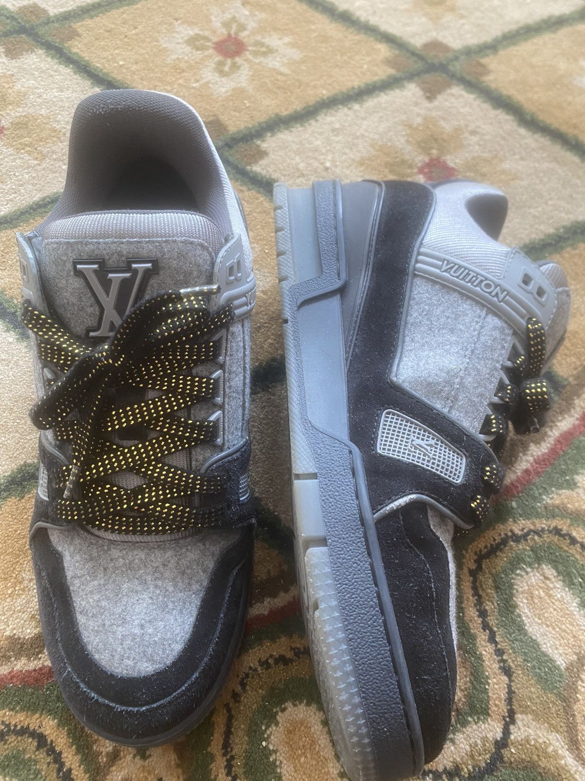 Louis Vuitton × Virgil Abloh Louis Vuitton trainers smoke grey Size US 8 / EU 41 - 2 Thumbnail