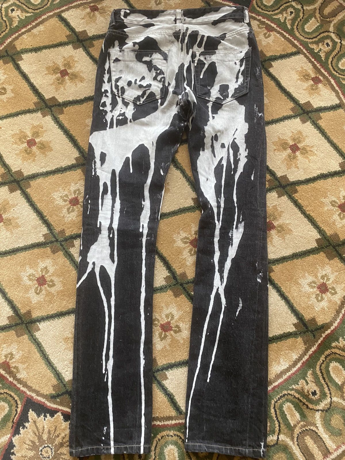 Rick Owens × Rick Owens Drkshdw Rick Owens Bleach Vomit