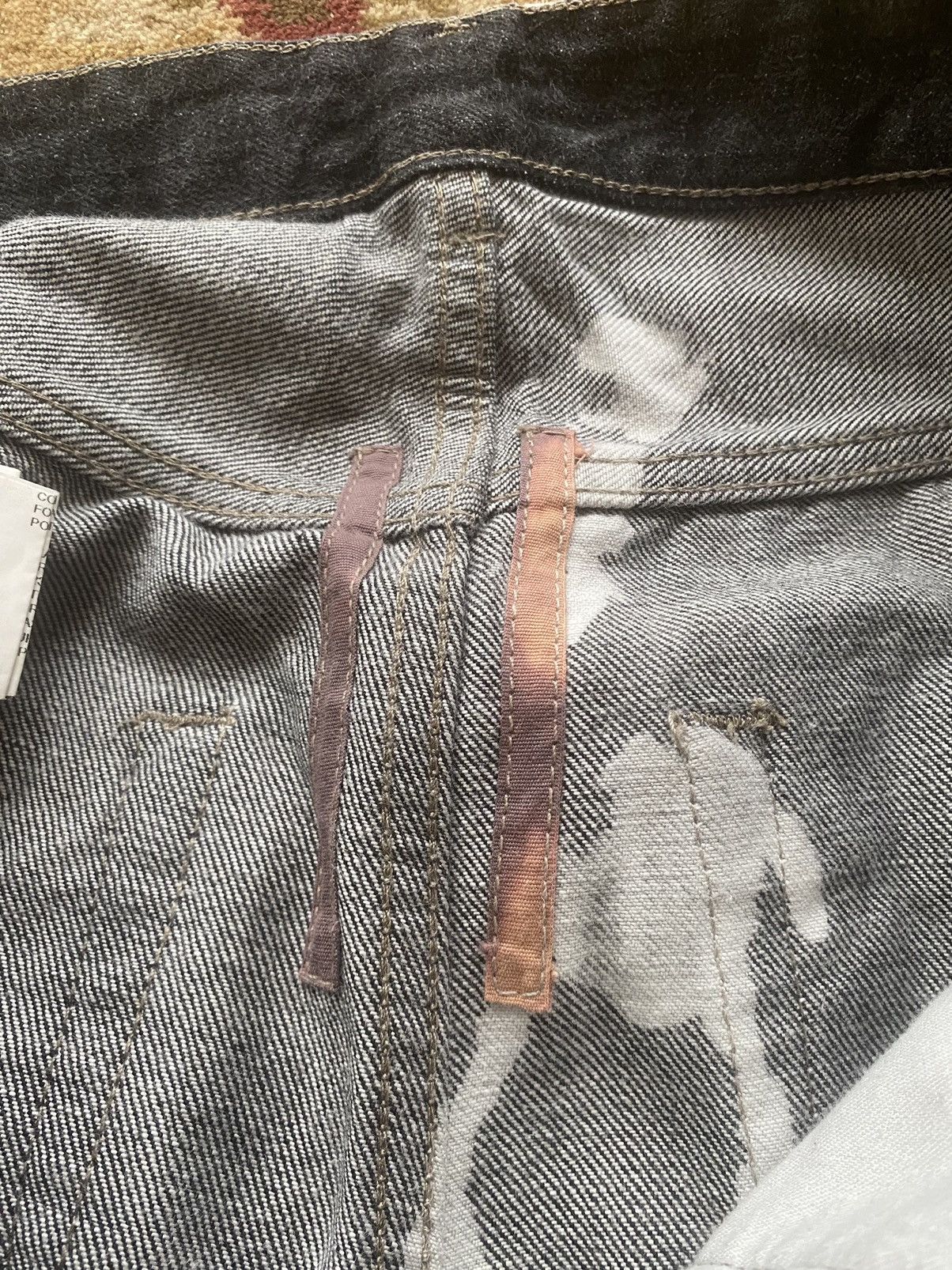 Rick Owens × Rick Owens Drkshdw Rick Owens Bleach Vomit Detroit Denim Size US 28 / EU 44 - 7 Thumbnail