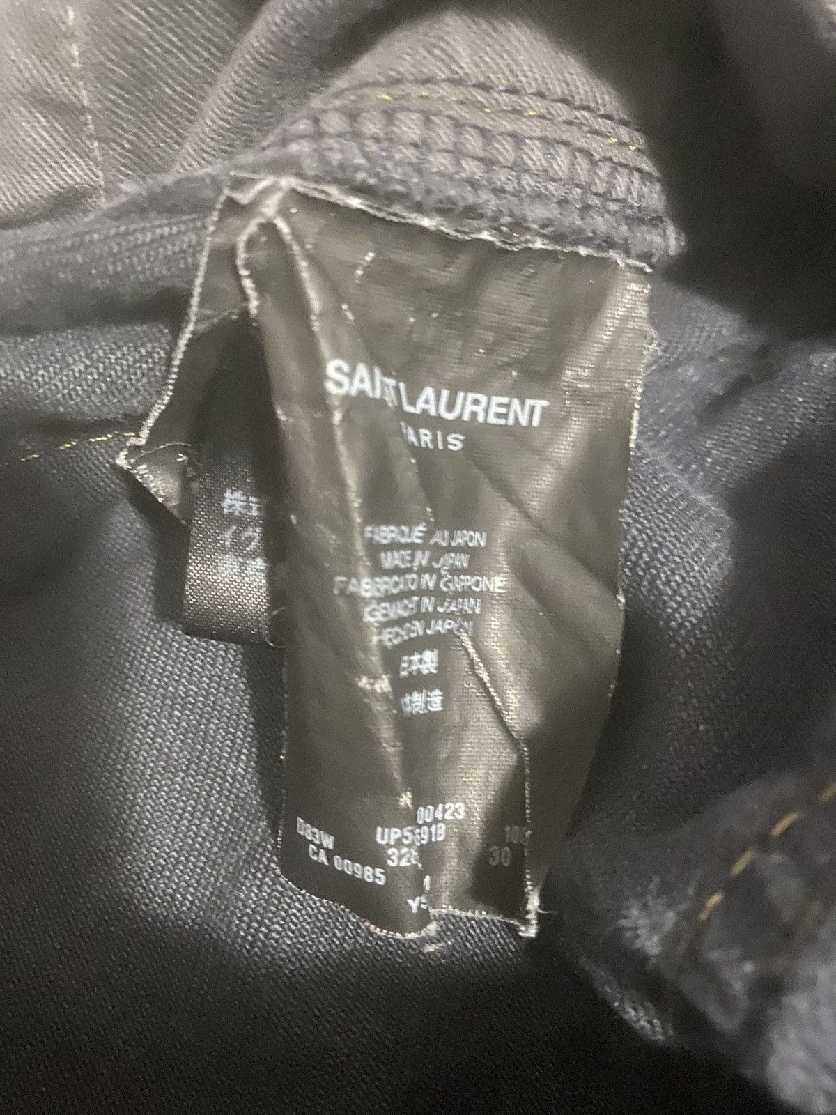 Saint Laurent Paris Saint Laurent Paris 2013 Scab Denim Size US 30 / EU 46 - 4 Thumbnail