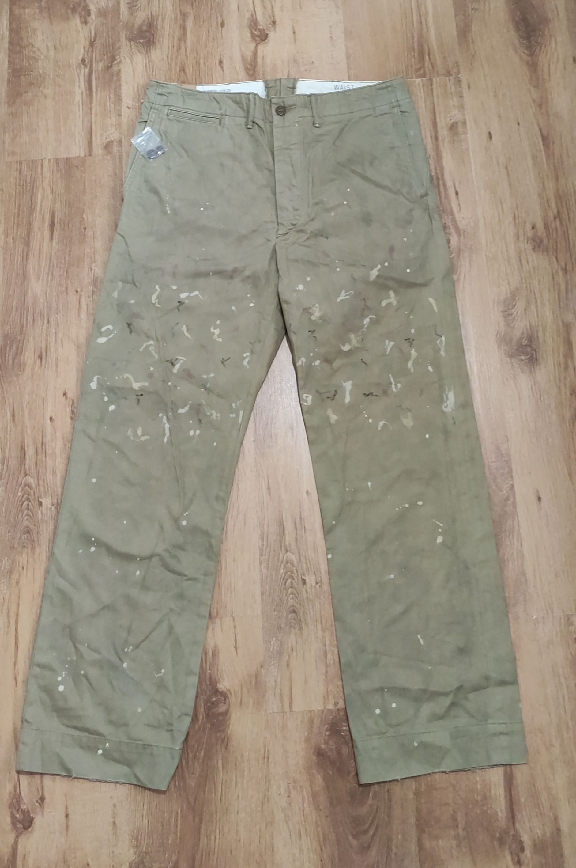 RRL Ralph Lauren Double RL paint splatter pants size 33x32