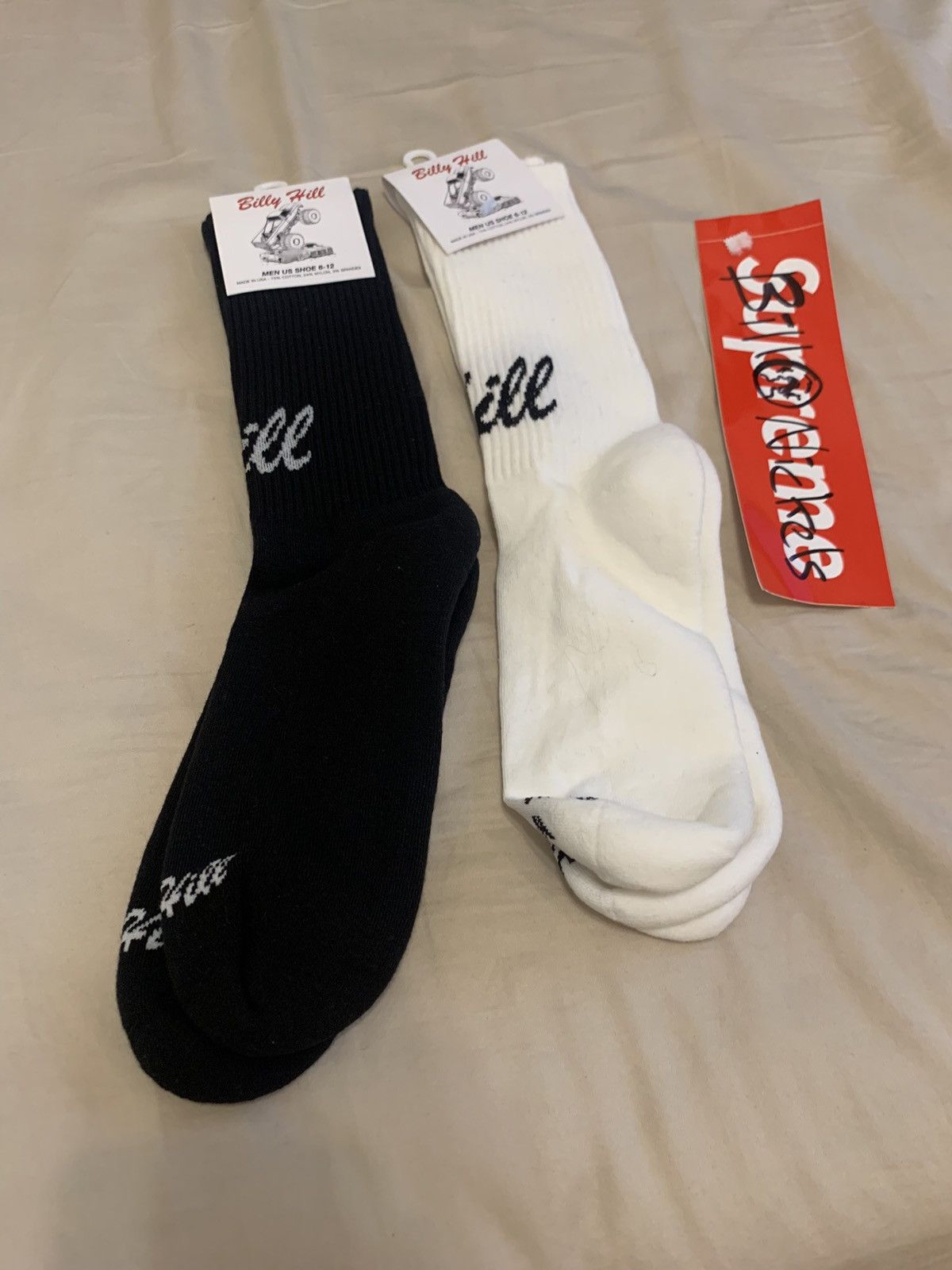 Billy Hill Billy Hill Logo Sock Two-Pack Size ONE SIZE - 2 Thumbnail