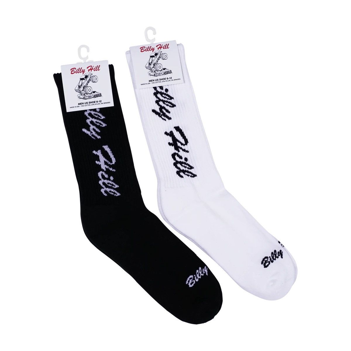 Billy Hill Billy Hill Logo Sock Two-Pack Size ONE SIZE - 3 Thumbnail