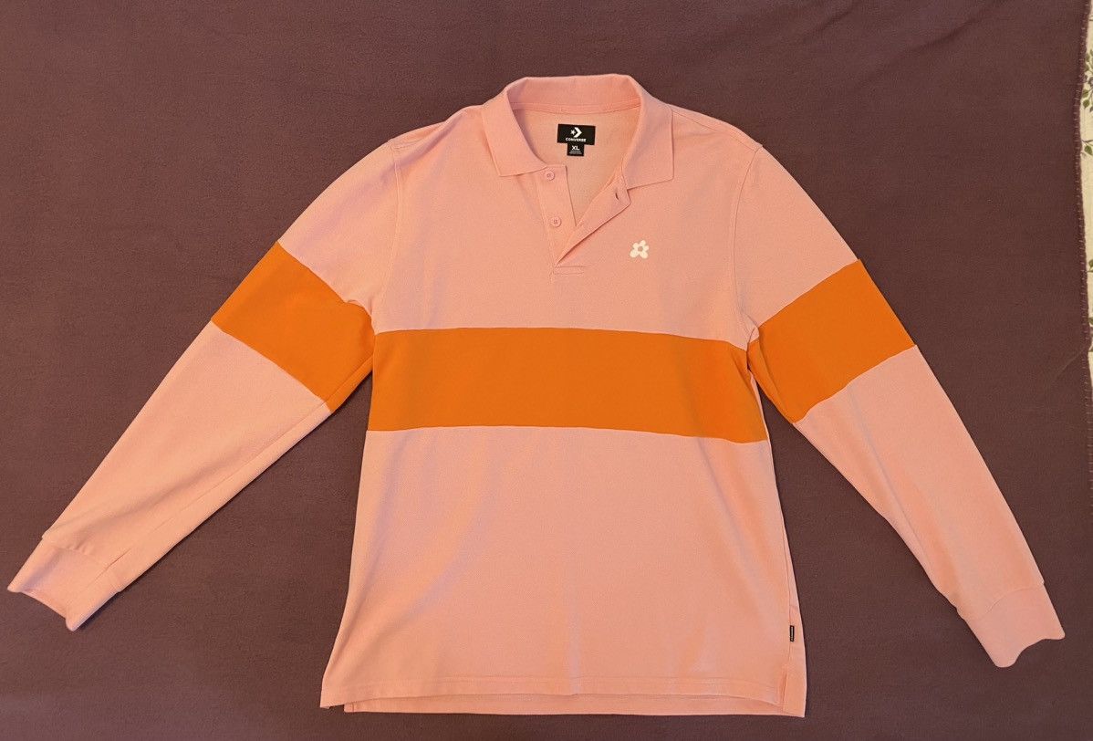 Converse Golf Wang Golf Wang x Converse 2018 pink orange polo XL Grailed