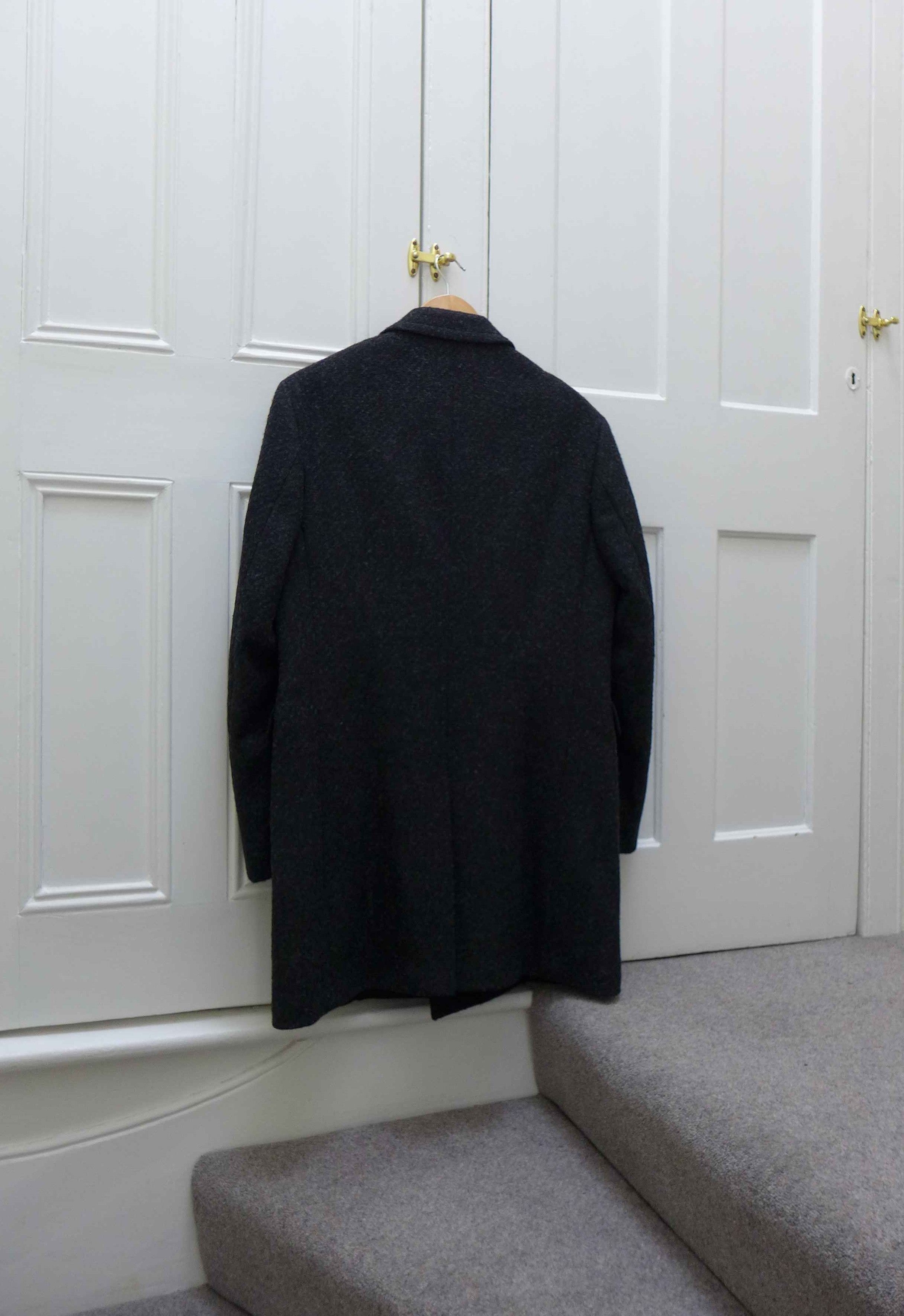 Our Legacy Our Legacy Double Breasted Overcoat - Dark Grey Wool Size US L / EU 52-54 / 3 - 2 Thumbnail