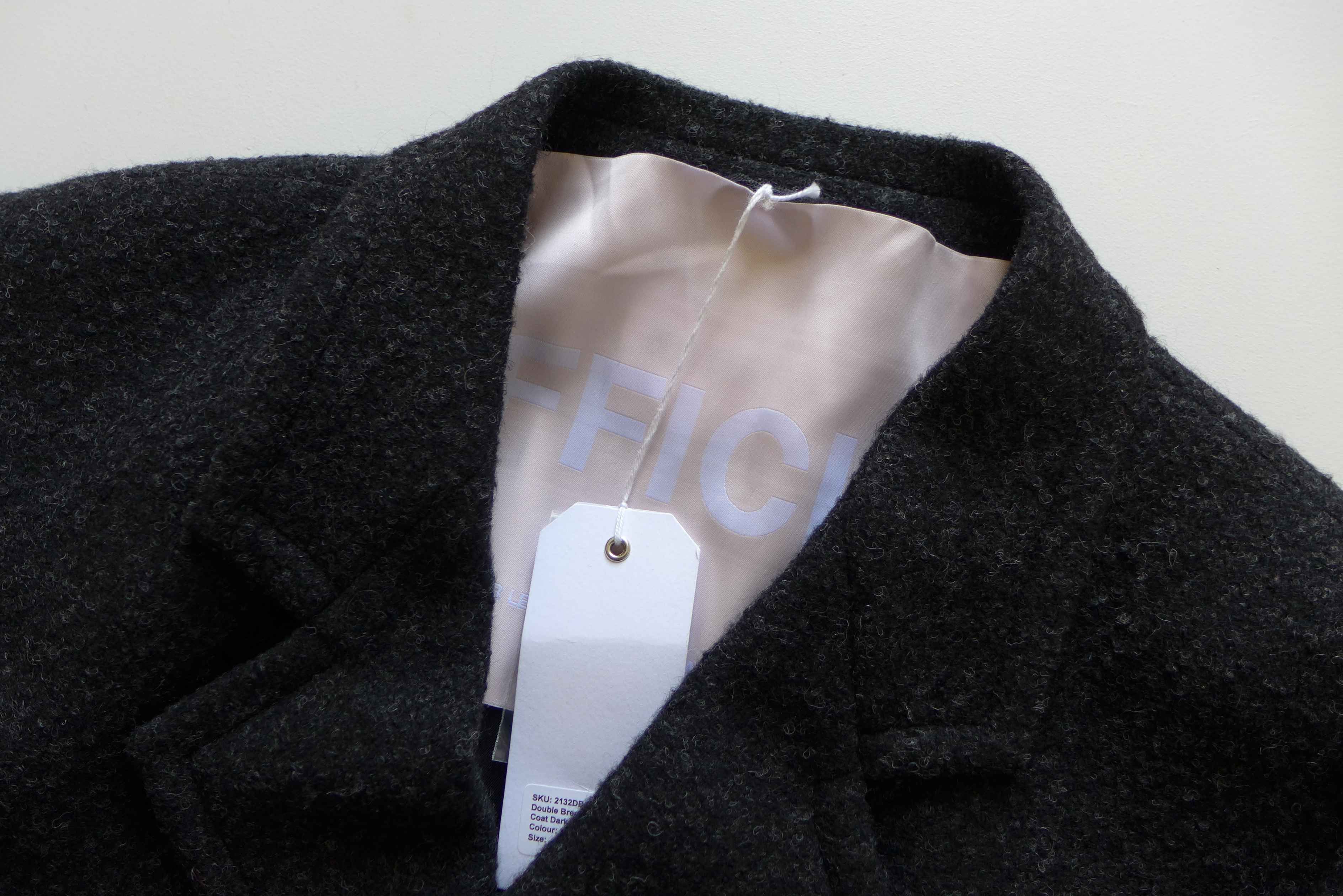 Our Legacy Our Legacy Double Breasted Overcoat - Dark Grey Wool Size US L / EU 52-54 / 3 - 4 Thumbnail
