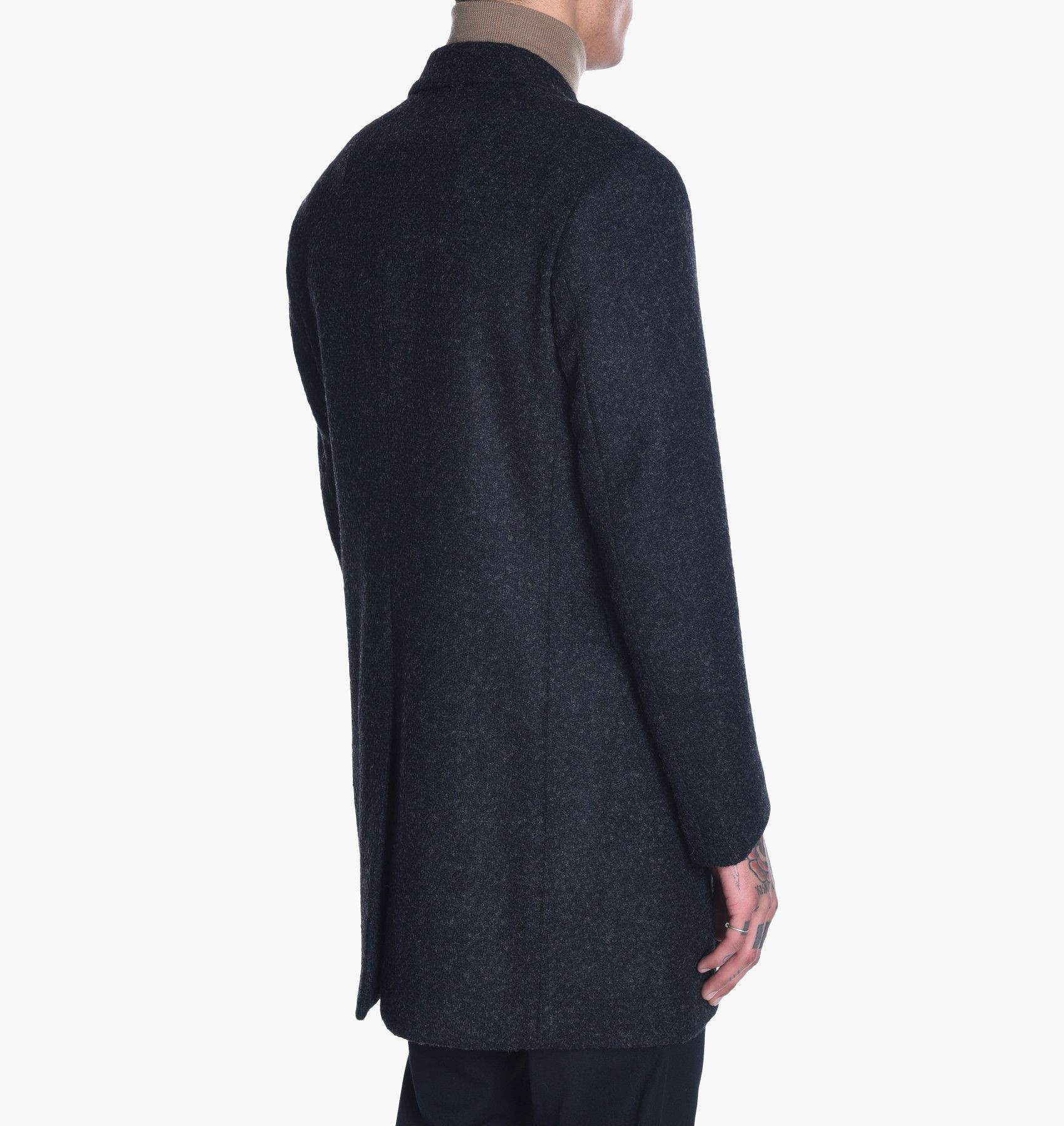 Our Legacy Our Legacy Double Breasted Overcoat - Dark Grey Wool Size US L / EU 52-54 / 3 - 9 Thumbnail