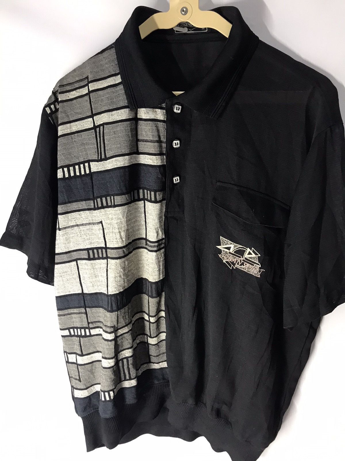 Japanese Brand Lodging house polyester polos half buttom Size US L / EU 52-54 / 3 - 3 Thumbnail