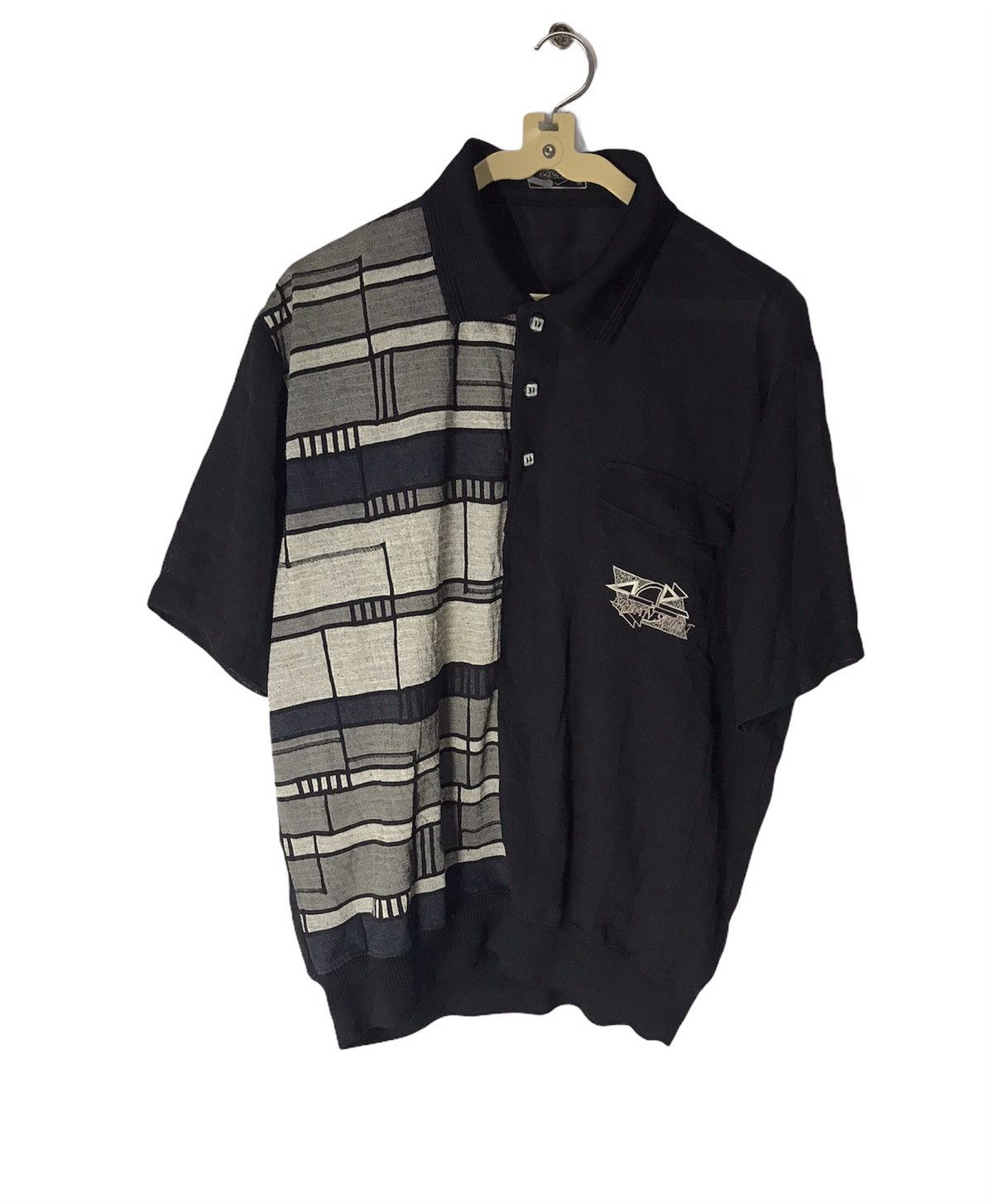 Japanese Brand Lodging house polyester polos half buttom Size US L / EU 52-54 / 3 - 1 Thumbnail