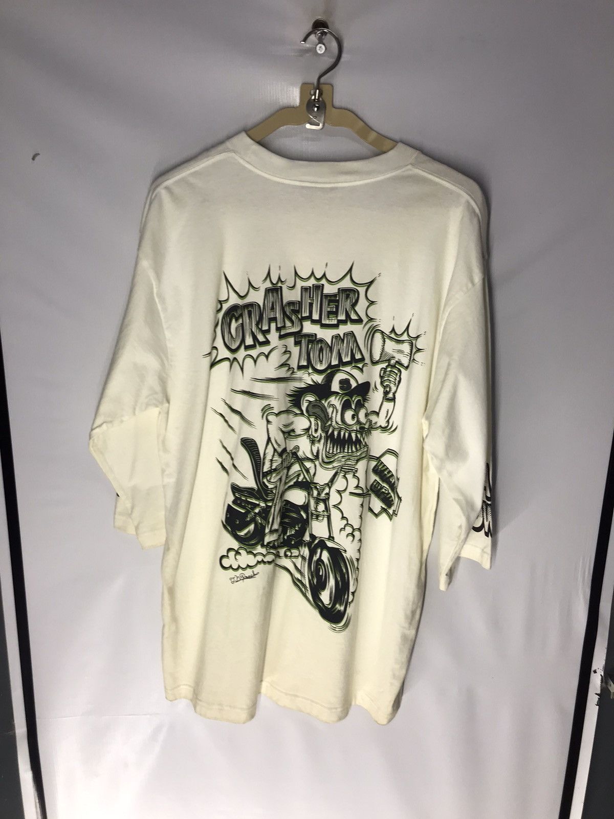 Japanese Brand Grasher Tom quarter sleeve tee by dack dive Size US L / EU 52-54 / 3 - 9 Thumbnail