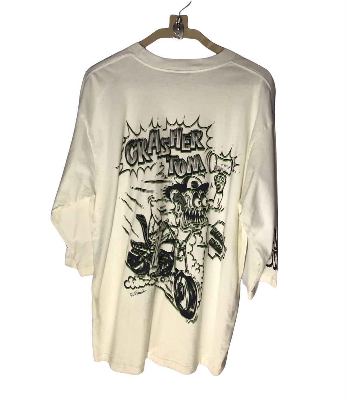 Japanese Brand Grasher Tom quarter sleeve tee by dack dive Size US L / EU 52-54 / 3 - 2 Thumbnail