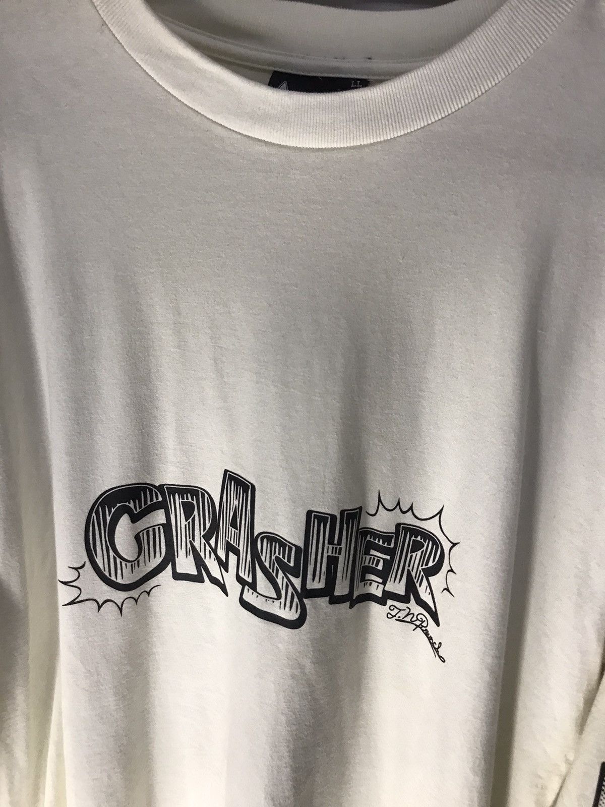Japanese Brand Grasher Tom quarter sleeve tee by dack dive Size US L / EU 52-54 / 3 - 4 Thumbnail