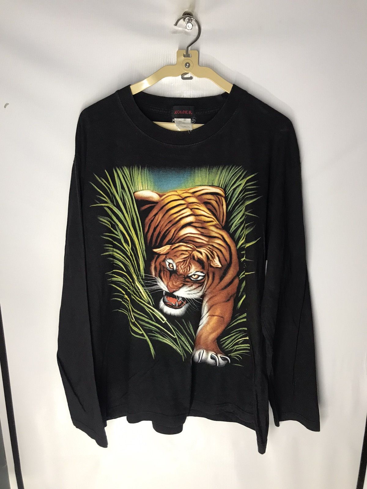 Japanese Brand Tiger overprint long sleeve by zolder Size US L / EU 52-54 / 3 - 5 Thumbnail