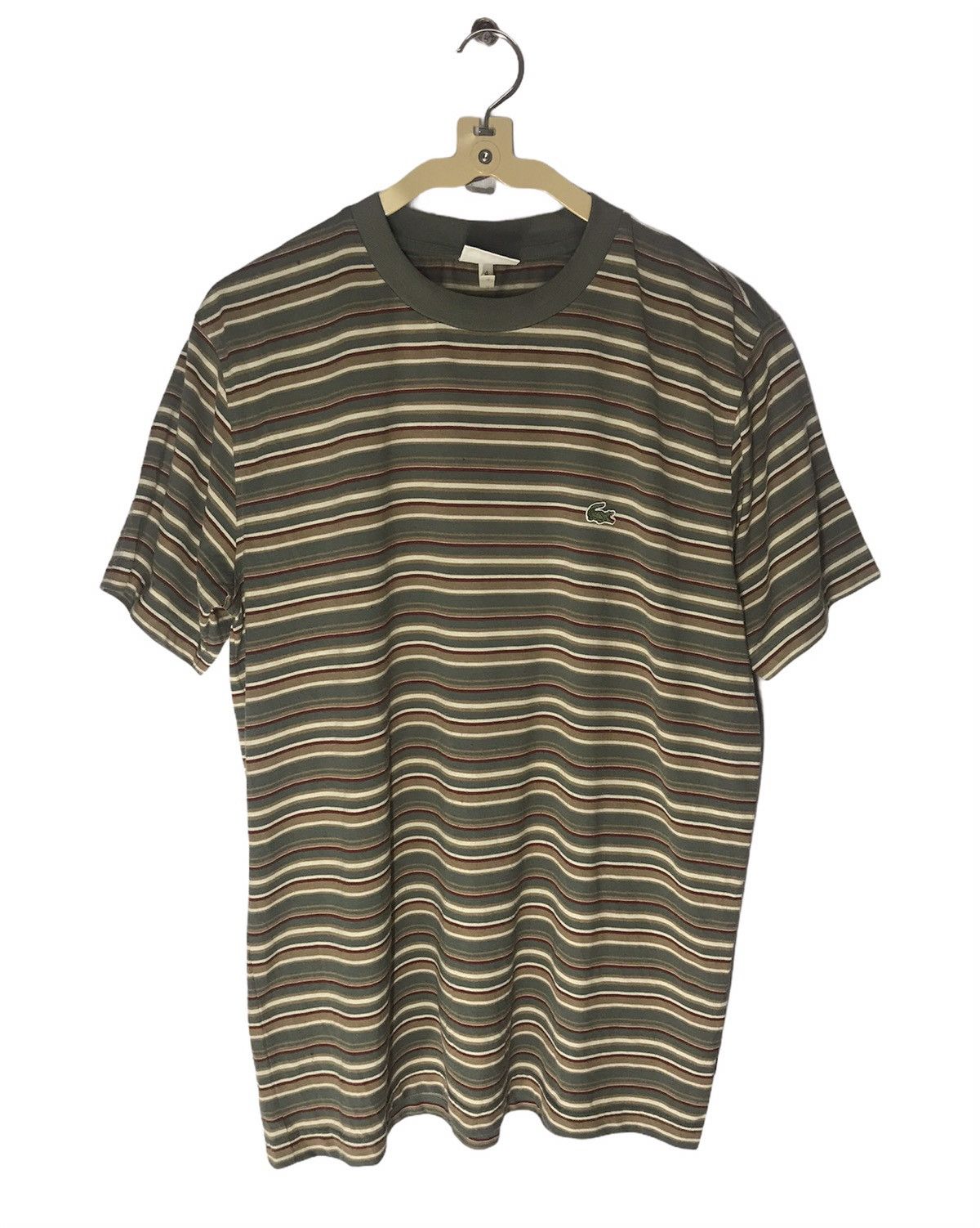 Designer × Lacoste Lacoste sport small logo stripe tee Size US XL / EU 56 / 4 - 1 Thumbnail