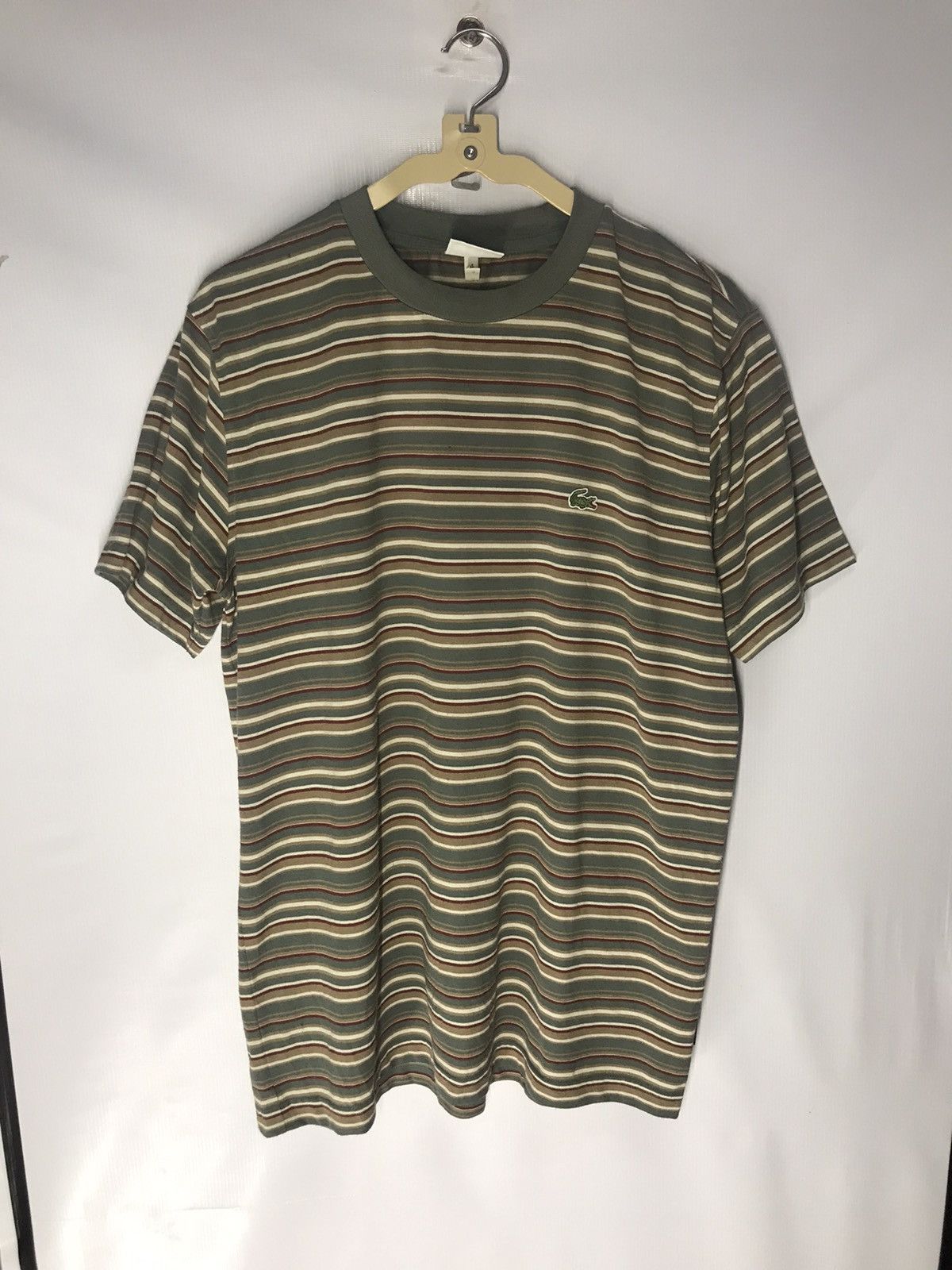 Designer × Lacoste Lacoste sport small logo stripe tee Size US XL / EU 56 / 4 - 8 Thumbnail