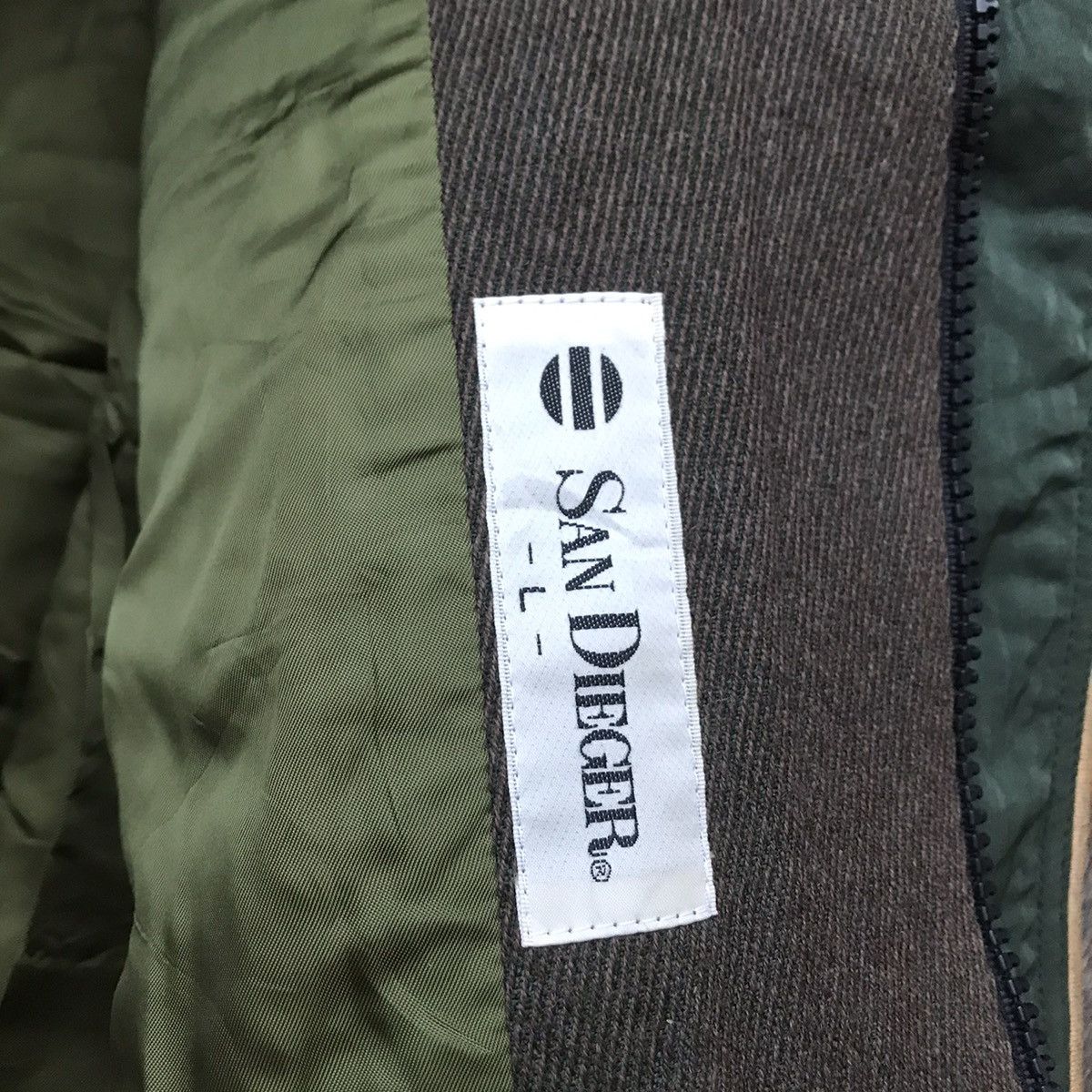 Vintage Vintage San Dieger Olive Green Workwear Jacket Size US M / EU 48-50 / 2 - 7 Thumbnail