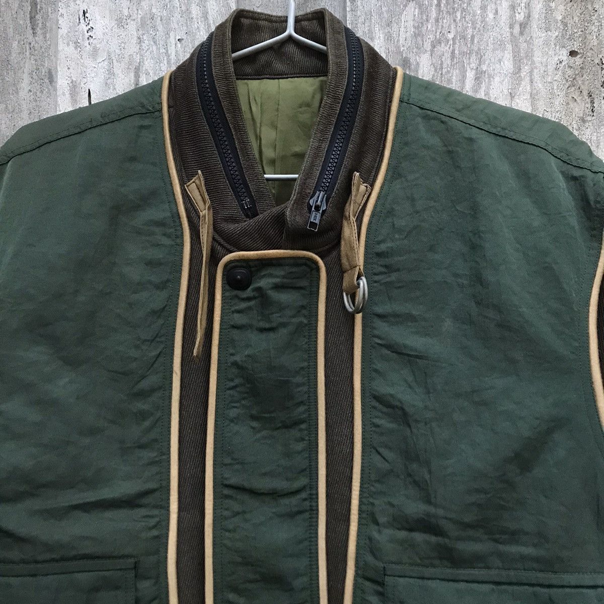 Vintage Vintage San Dieger Olive Green Workwear Jacket Size US M / EU 48-50 / 2 - 2 Thumbnail