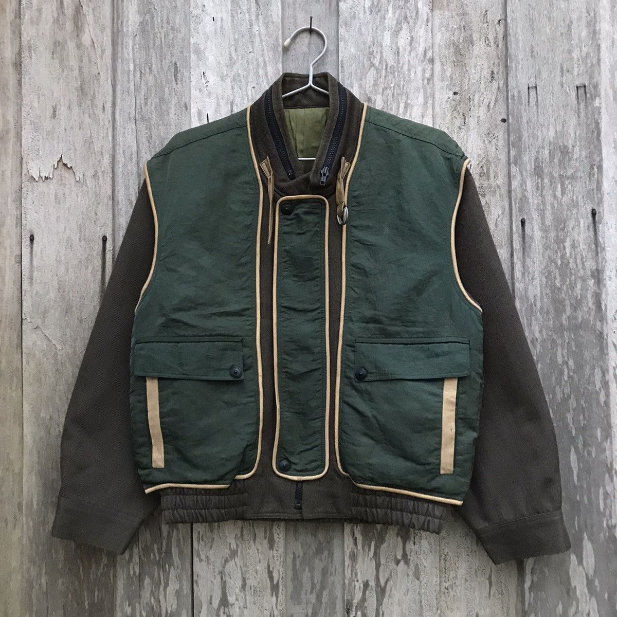Vintage Vintage San Dieger Olive Green Workwear Jacket Size US M / EU 48-50 / 2 - 1 Thumbnail