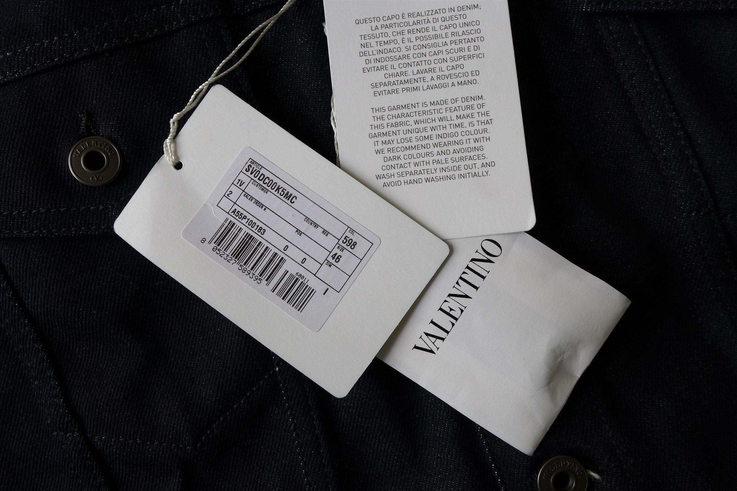 Undercover × Valentino Valentino x Undercover Time Traveller Denim Jacket Size US S / EU 44-46 / 1 - 15 Thumbnail