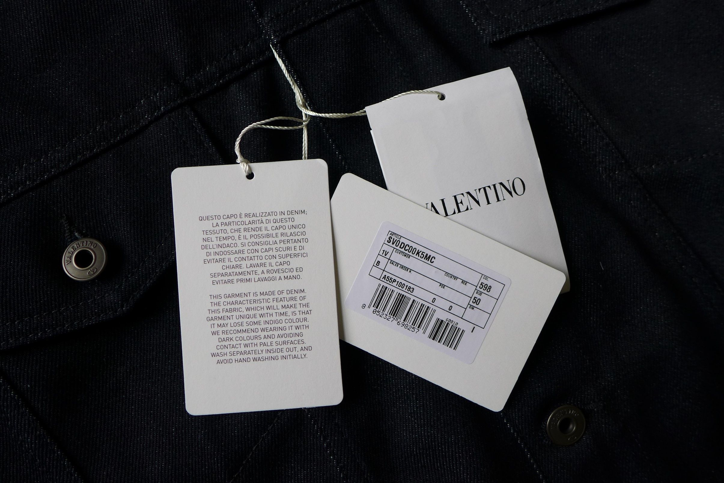 Undercover × Valentino Valentino x Undercover Time Traveller Denim Jacket Size US L / EU 52-54 / 3 - 14 Thumbnail