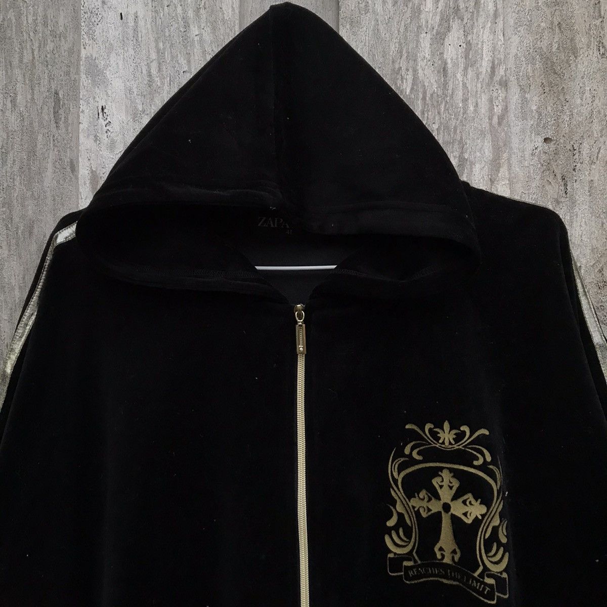 Japanese Brand × Vintage Speedway International Club Velvet Hoodie Big Logo Size US XXL / EU 58 / 5 - 2 Thumbnail