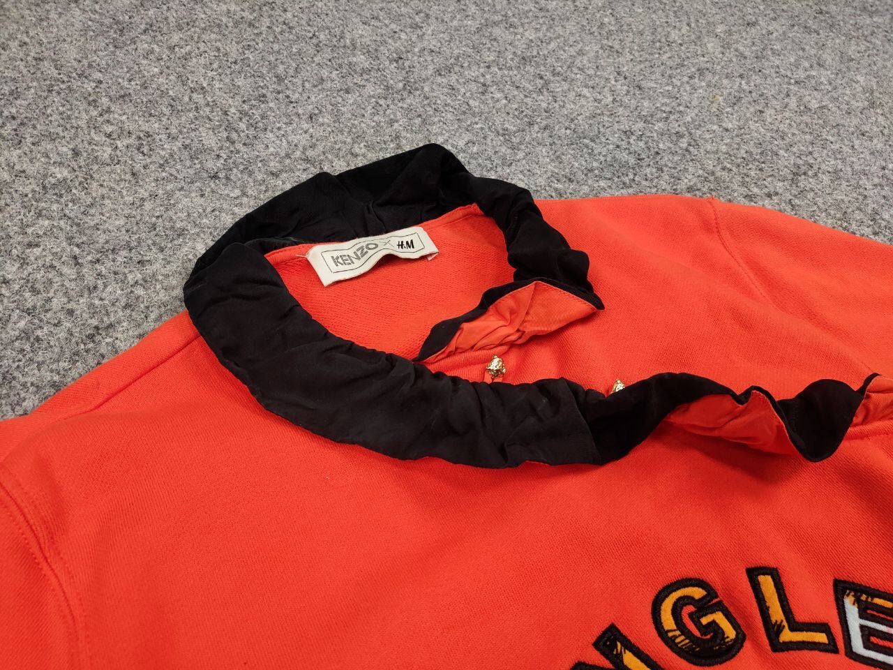 Kenzo Kenzo Jungle Paris x H&M women’s big logo Orange Sweatshirt Size M / US 6-8 / IT 42-44 - 16 Thumbnail