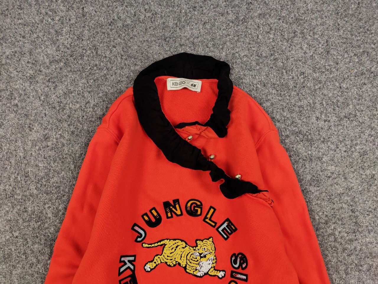 Kenzo Kenzo Jungle Paris x H&M women’s big logo Orange Sweatshirt Size M / US 6-8 / IT 42-44 - 8 Thumbnail