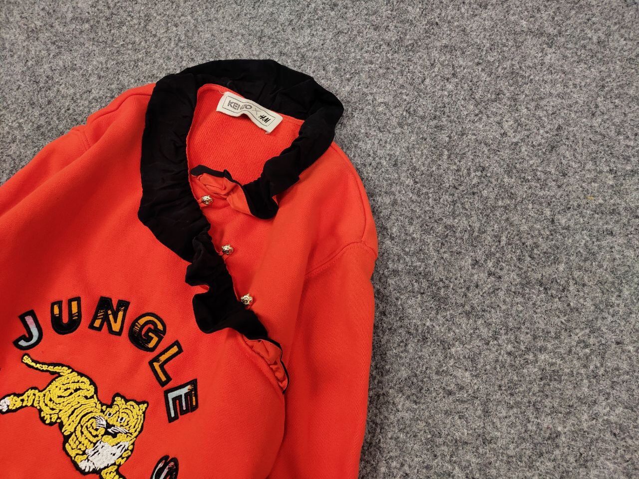 Kenzo Kenzo Jungle Paris x H&M women’s big logo Orange Sweatshirt Size M / US 6-8 / IT 42-44 - 4 Thumbnail