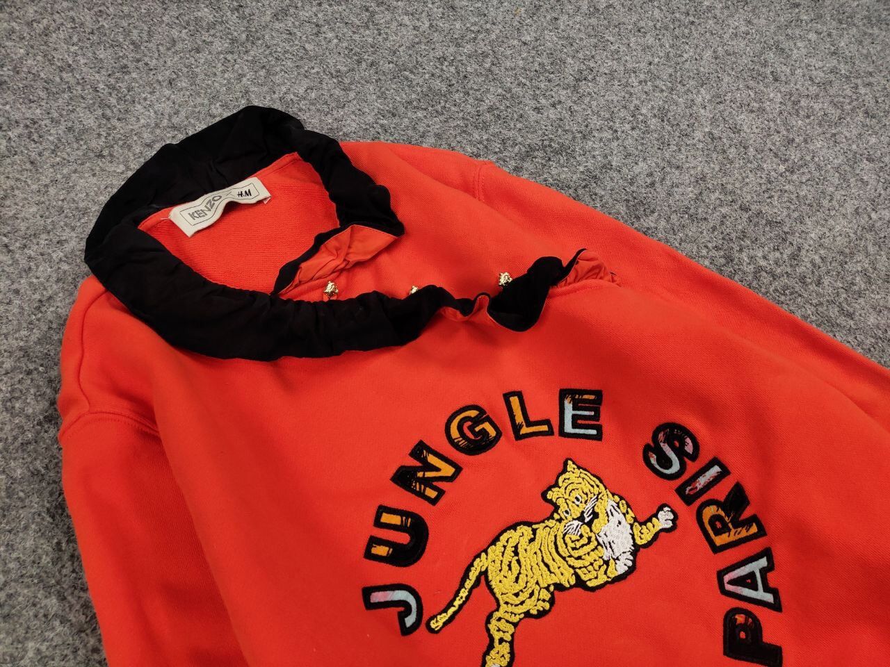 Kenzo Kenzo Jungle Paris x H&M women’s big logo Orange Sweatshirt Size M / US 6-8 / IT 42-44 - 12 Thumbnail