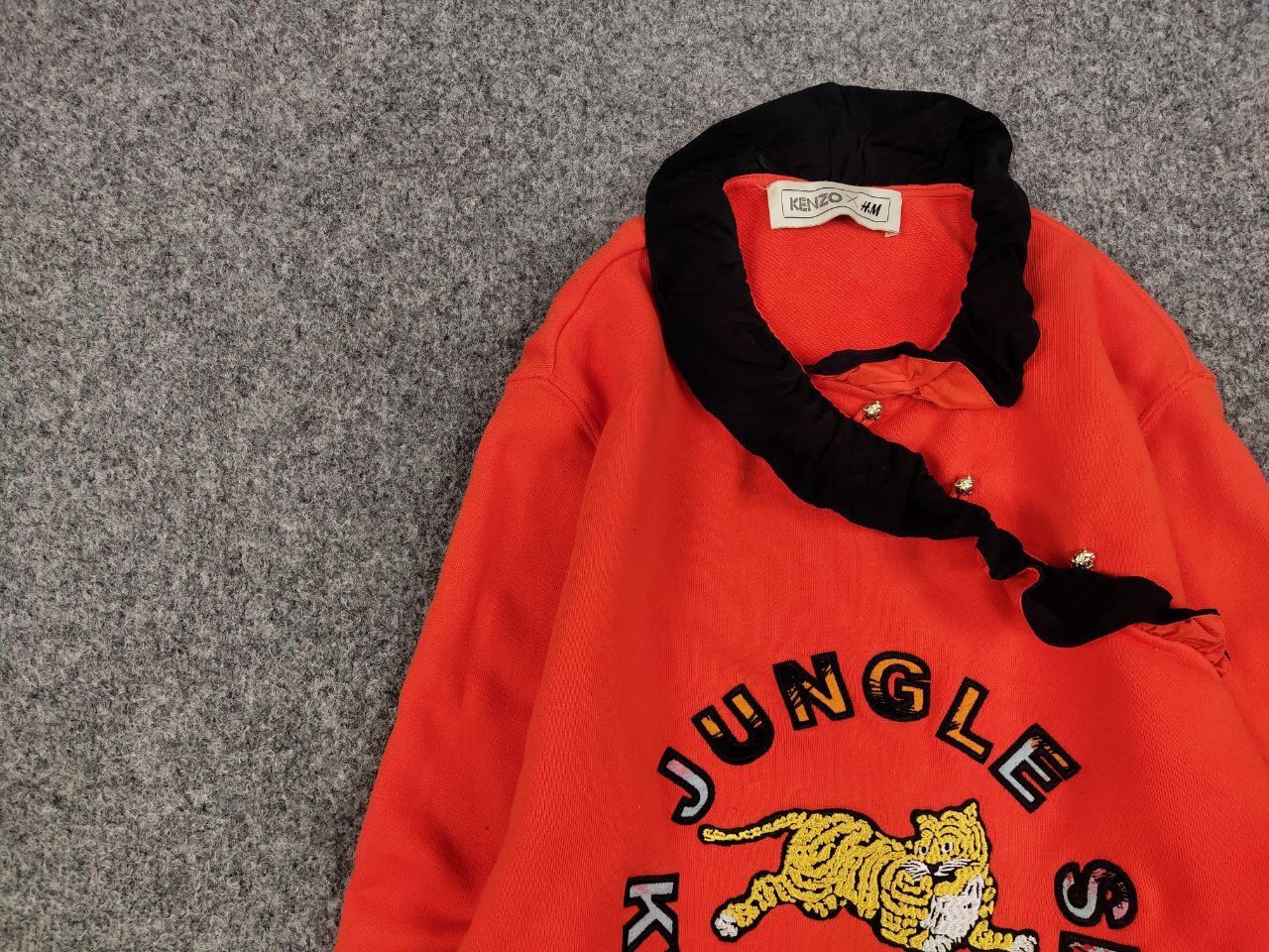 Kenzo Kenzo Jungle Paris x H&M women’s big logo Orange Sweatshirt Size M / US 6-8 / IT 42-44 - 11 Thumbnail