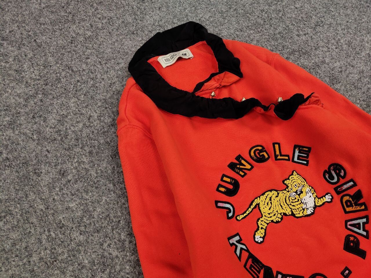 Kenzo Kenzo Jungle Paris x H&M women’s big logo Orange Sweatshirt Size M / US 6-8 / IT 42-44 - 7 Thumbnail