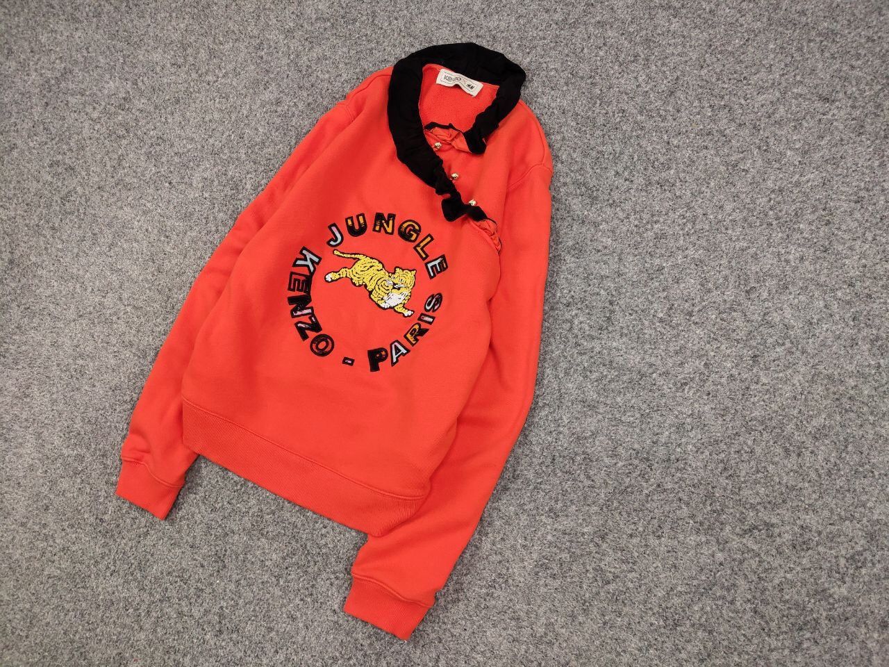 Kenzo Kenzo Jungle Paris x H&M women’s big logo Orange Sweatshirt Size M / US 6-8 / IT 42-44 - 3 Thumbnail