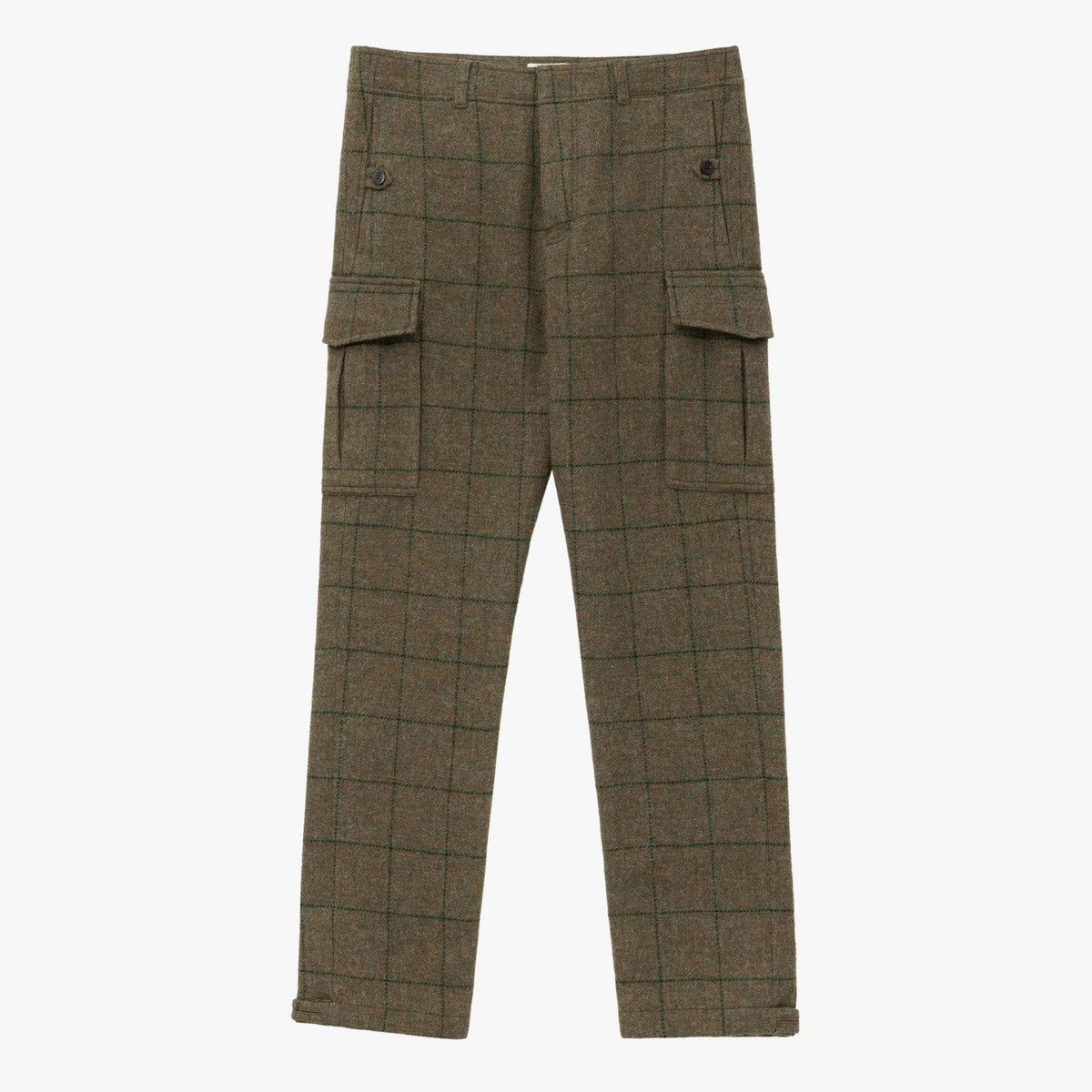 image of Aime Leon Dore Aimé Leon Dore Wool Cargo Trousers in Olive, Men's (Size 30)