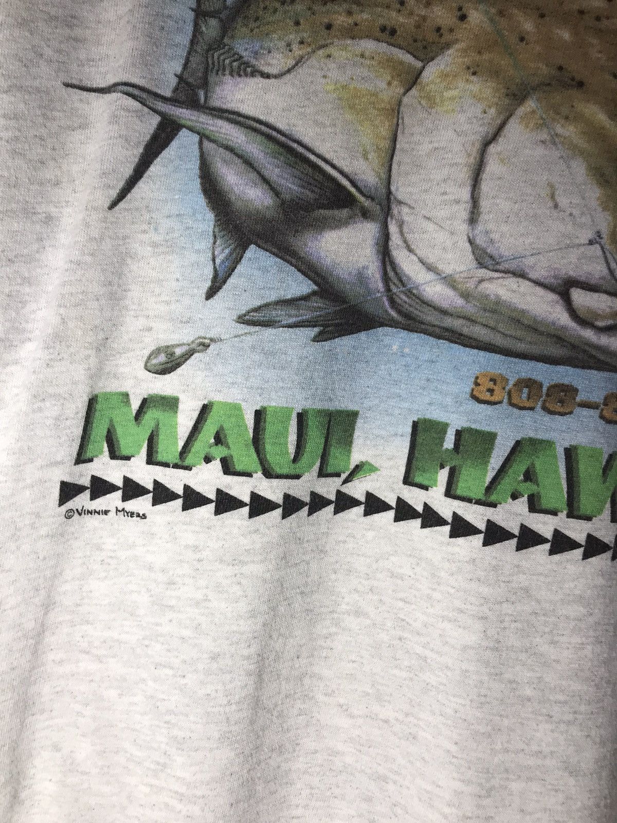 Anvil × Vintage Vintage Strike zone sport fishing hawaii single pocket tee Size US L / EU 52-54 / 3 - 5 Thumbnail