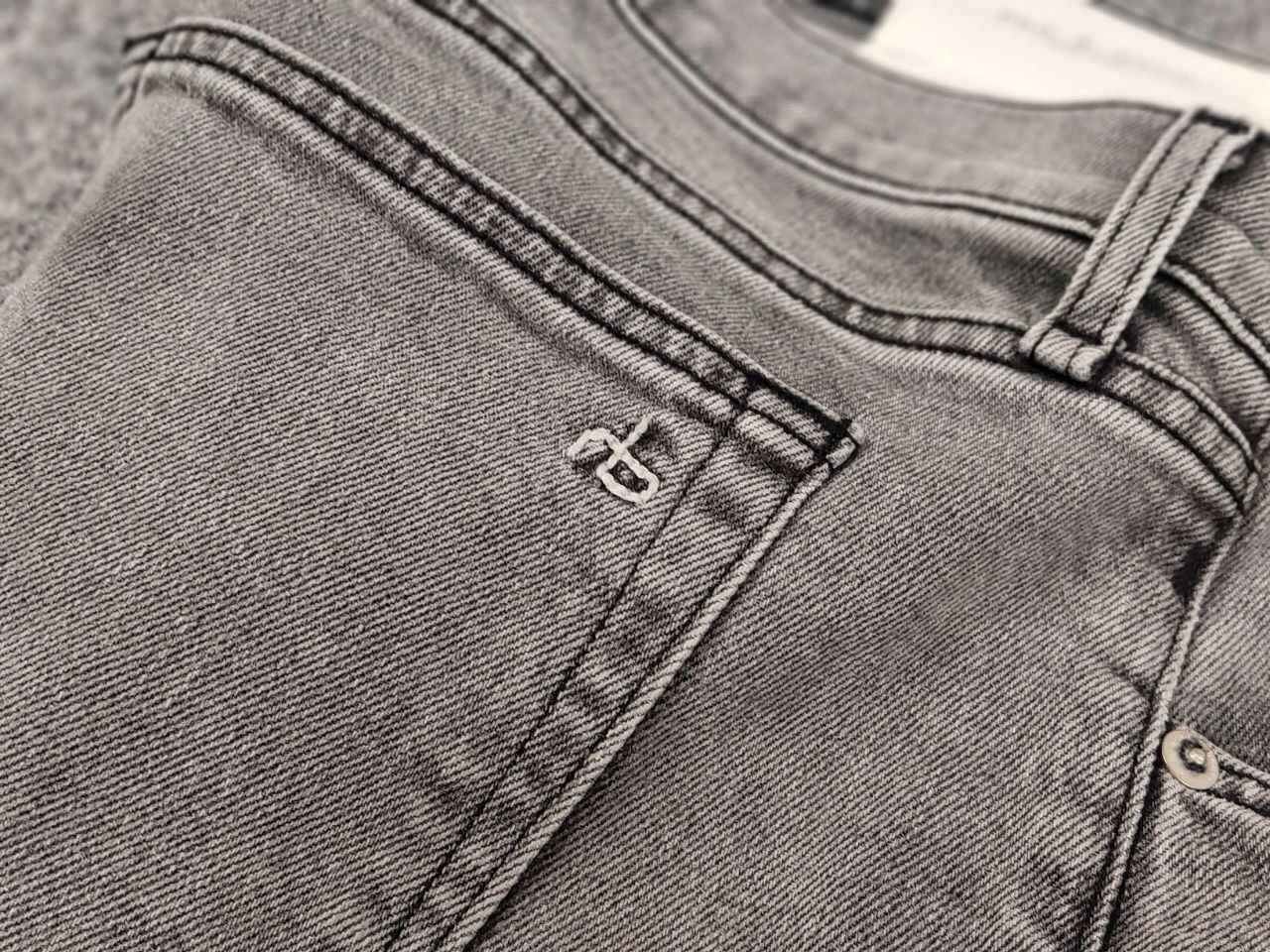 Rag & Bone Rag and Bone USA modele Gray Men's Fit 2 Slim Denim Jeans Size US 34 / EU 50 - 17 Thumbnail
