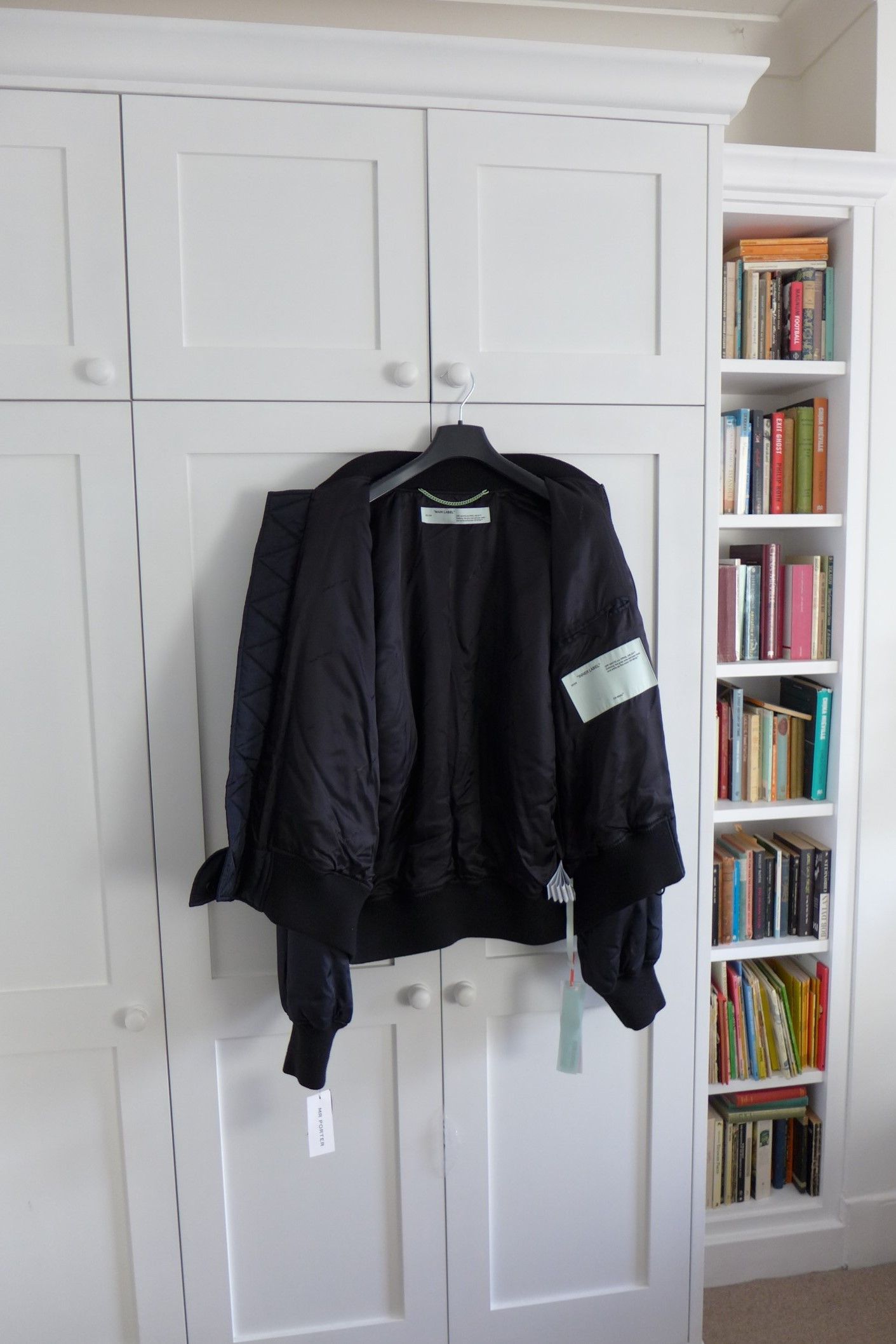 Off-White Off-White Black Waterfall Bomber Jacket Size US S / EU 44-46 / 1 - 11 Thumbnail