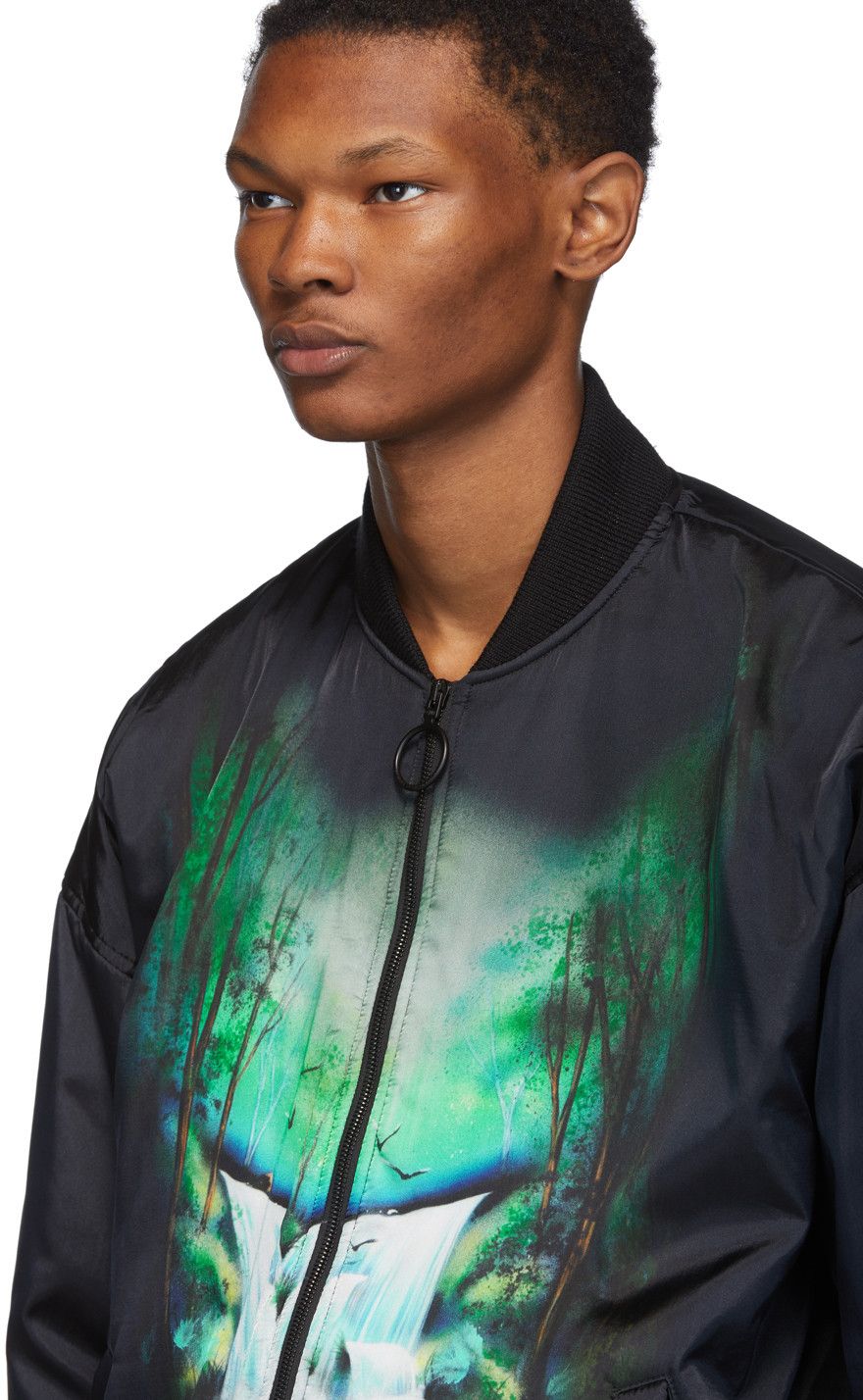Off-White Off-White Black Waterfall Bomber Jacket Size US S / EU 44-46 / 1 - 5 Thumbnail