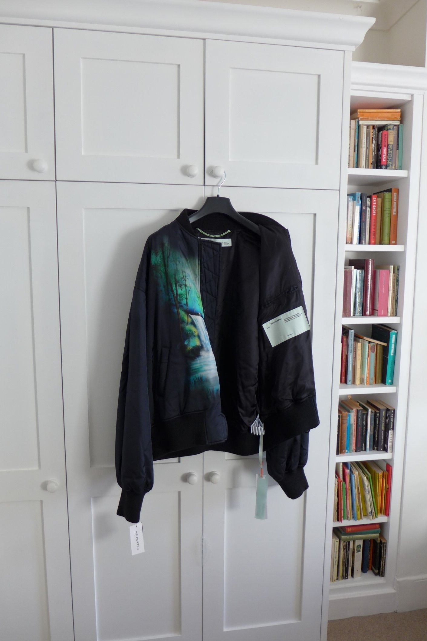 Off-White Off-White Black Waterfall Bomber Jacket Size US S / EU 44-46 / 1 - 10 Thumbnail