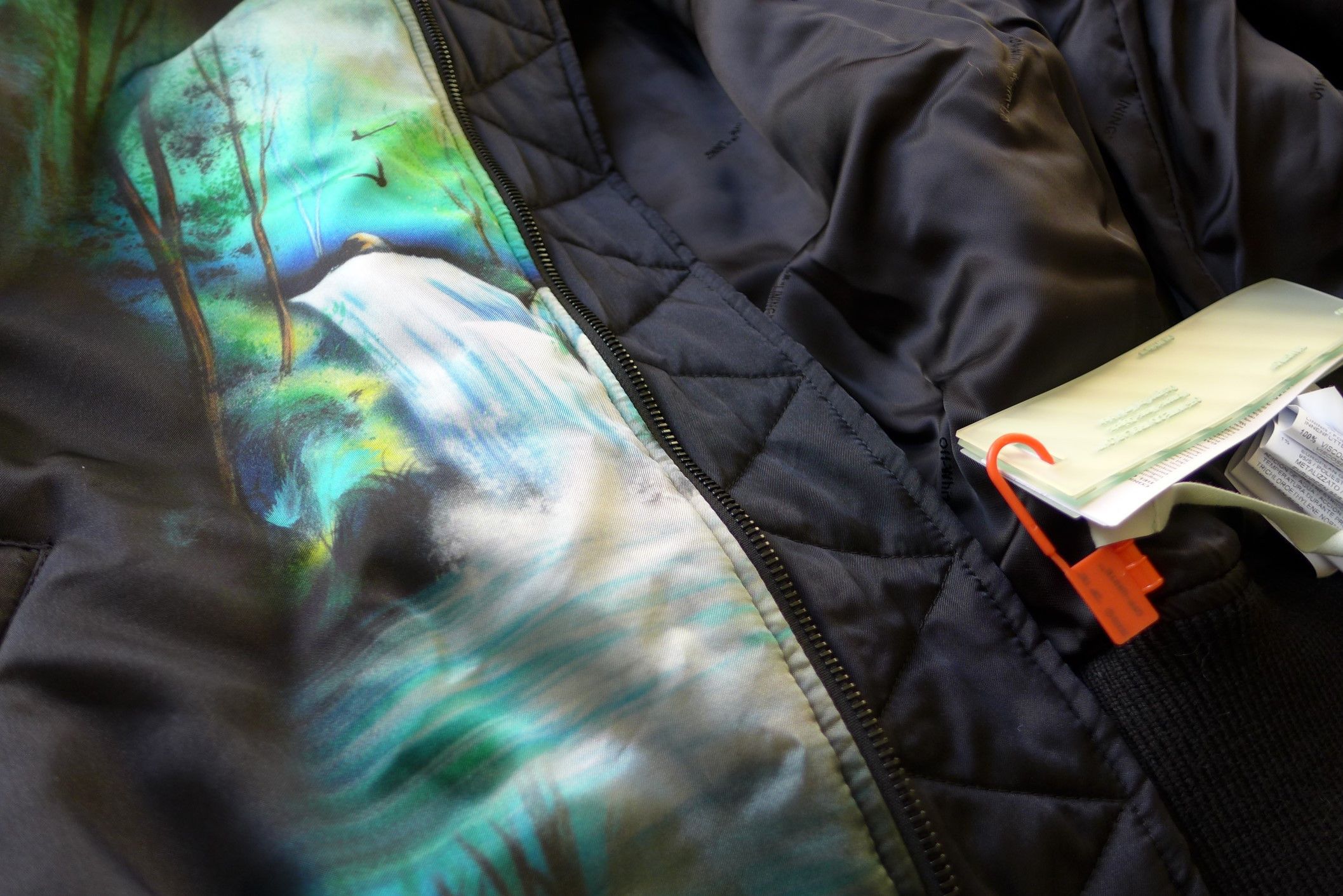 Off-White Off-White Black Waterfall Bomber Jacket Size US S / EU 44-46 / 1 - 15 Thumbnail