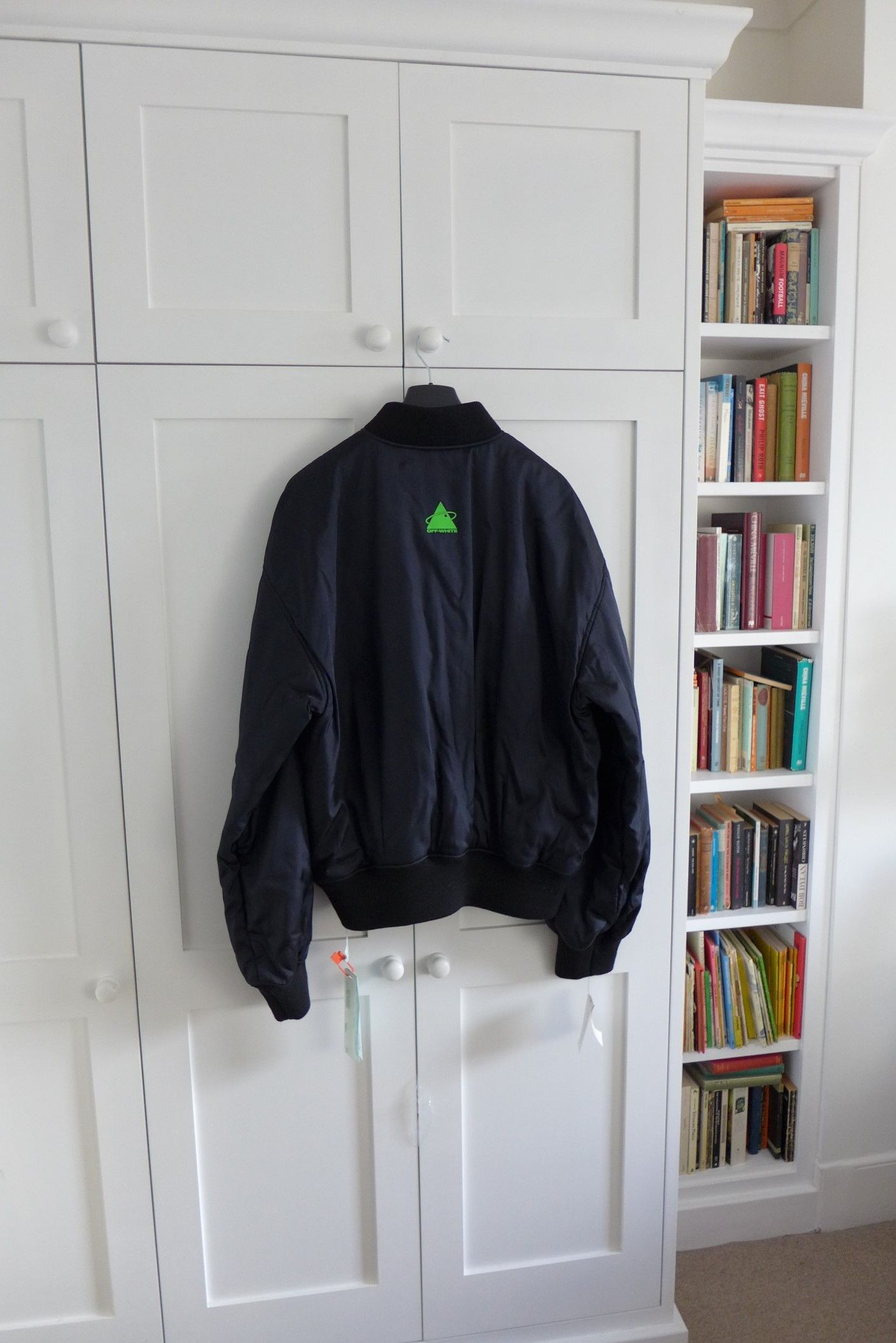 Off-White Off-White Black Waterfall Bomber Jacket Size US S / EU 44-46 / 1 - 9 Thumbnail