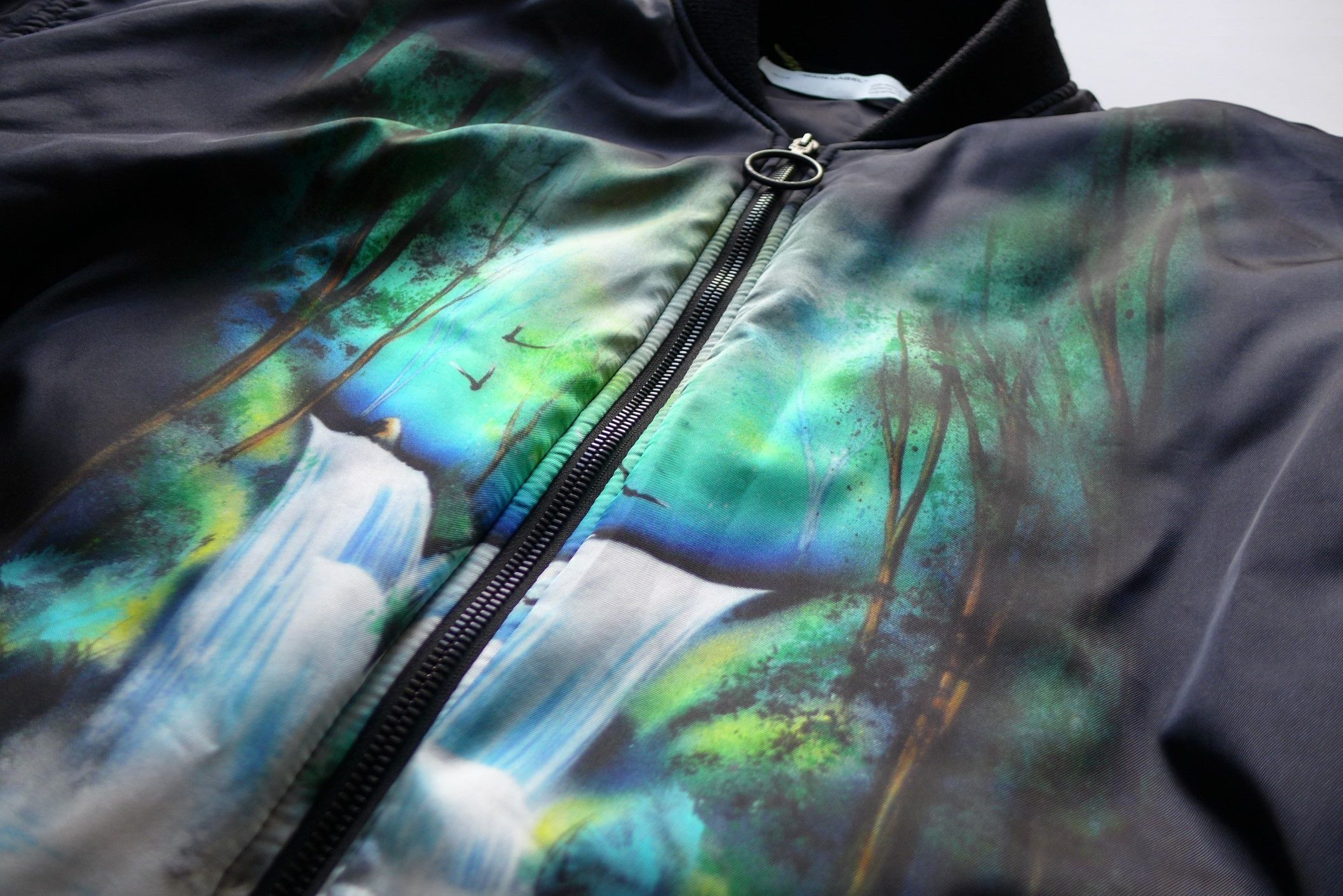 Off-White Off-White Black Waterfall Bomber Jacket Size US S / EU 44-46 / 1 - 13 Thumbnail