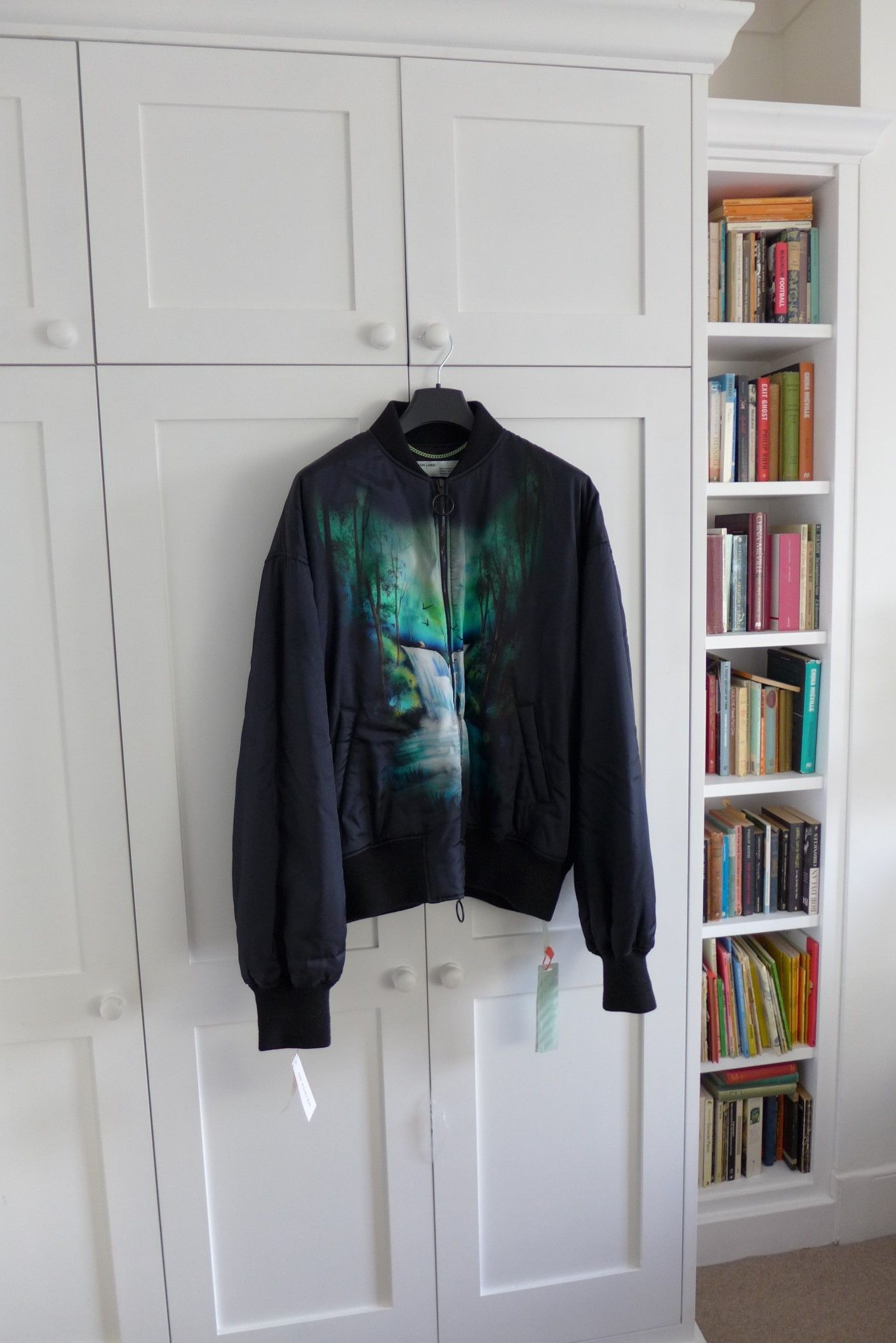 Off-White Off-White Black Waterfall Bomber Jacket Size US S / EU 44-46 / 1 - 8 Thumbnail
